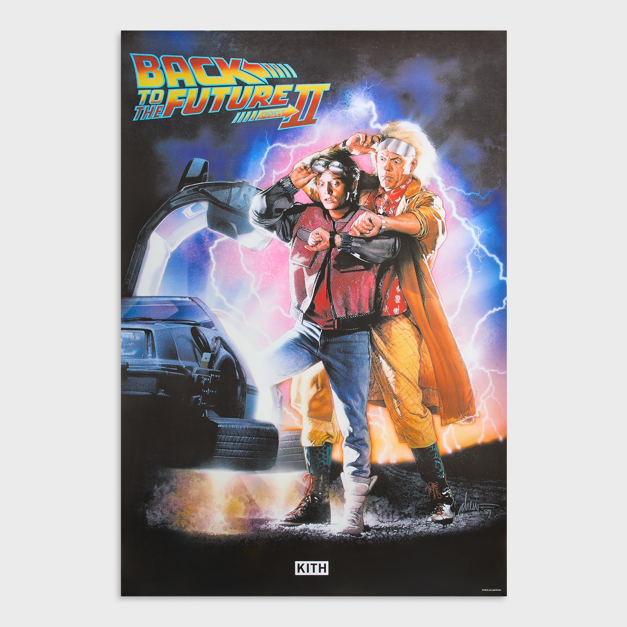 Kith for Back to the Future Back to 1985 Vintage Tee - Black – Kith UK