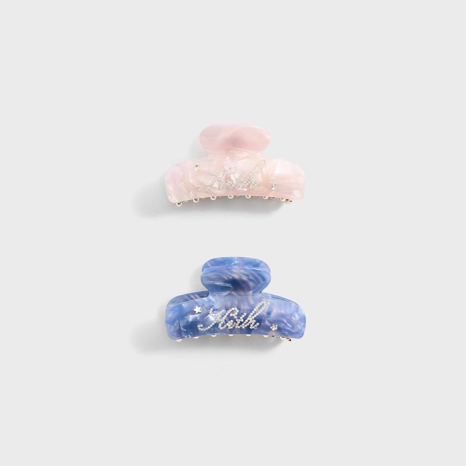 Kith Kids Set of 2 Rhinestone Hair Clips - Multi