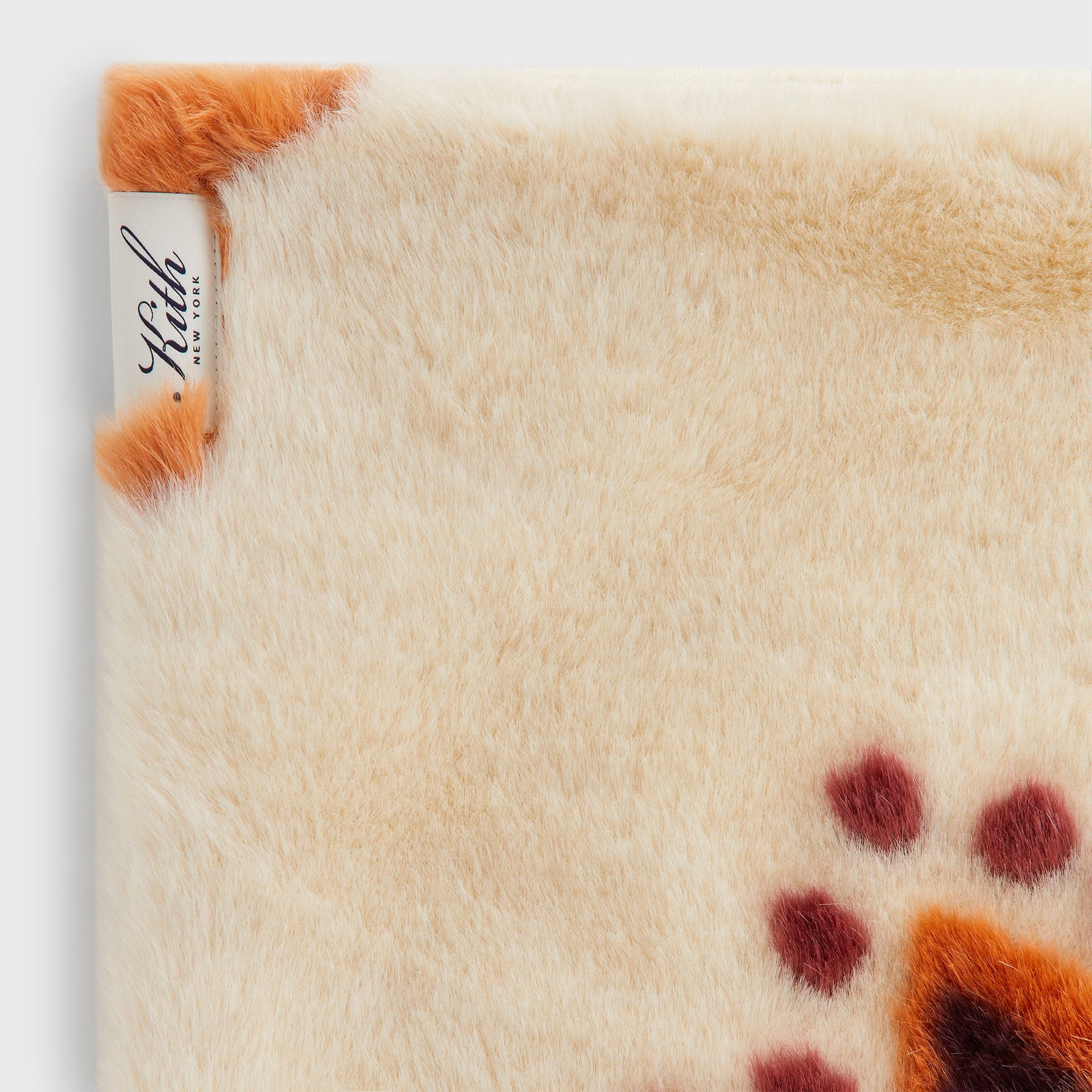 Kith Paisley Faux Fur Blanket - Sandrift