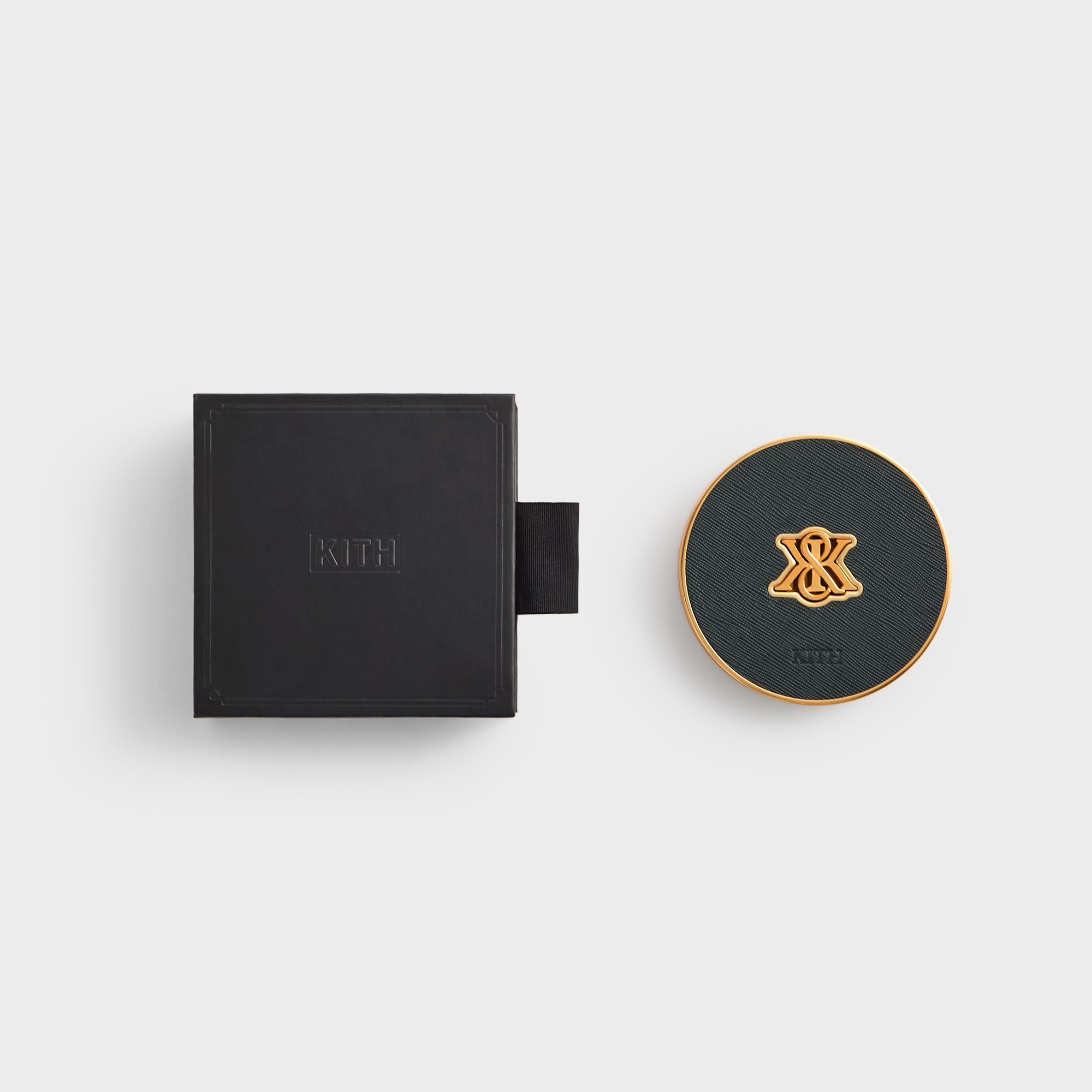 Kith Crest Set of 4 Leather Coasters - Stadium – Kith UK
