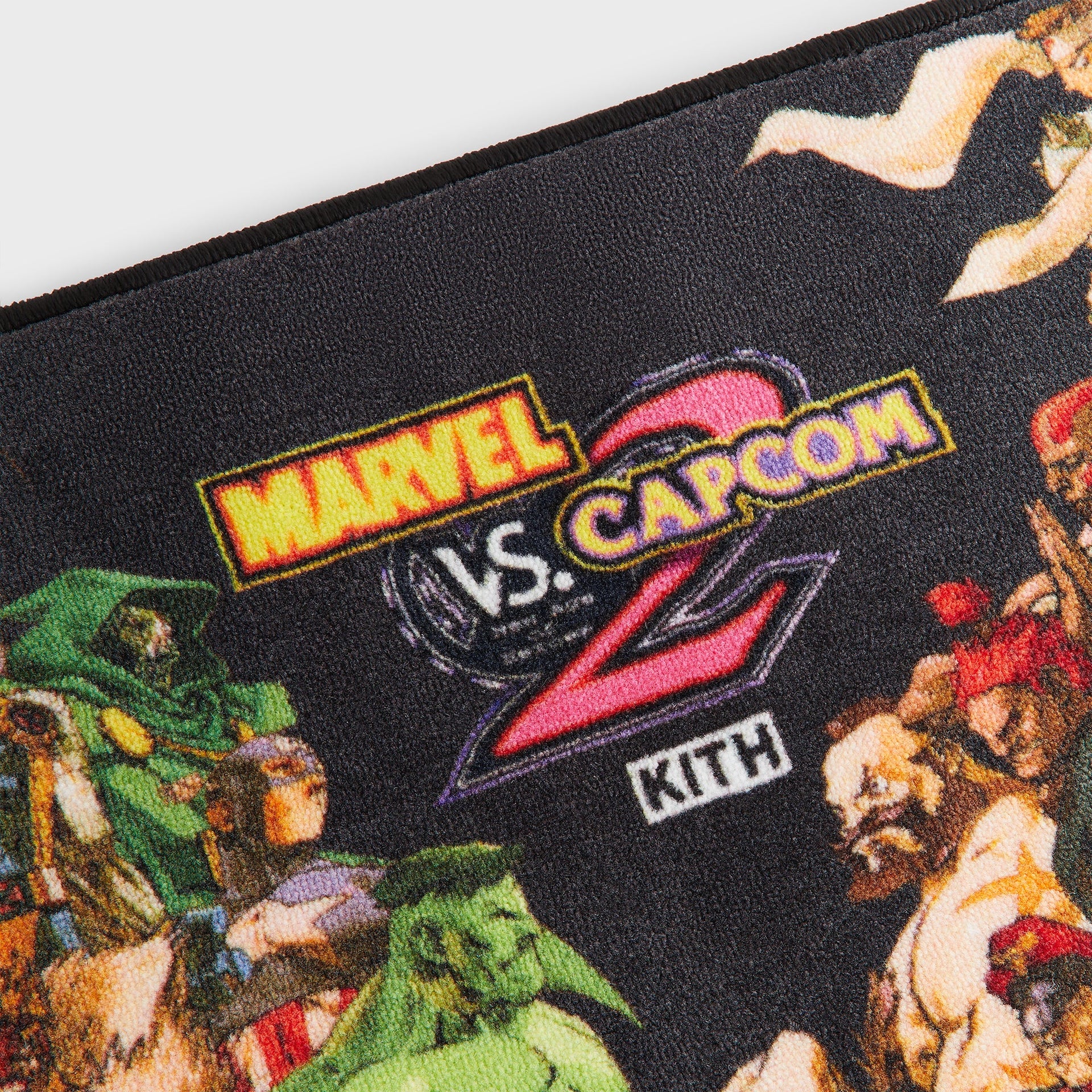 Marvel vs. Capcom | Kith Printed Area Rug - Black