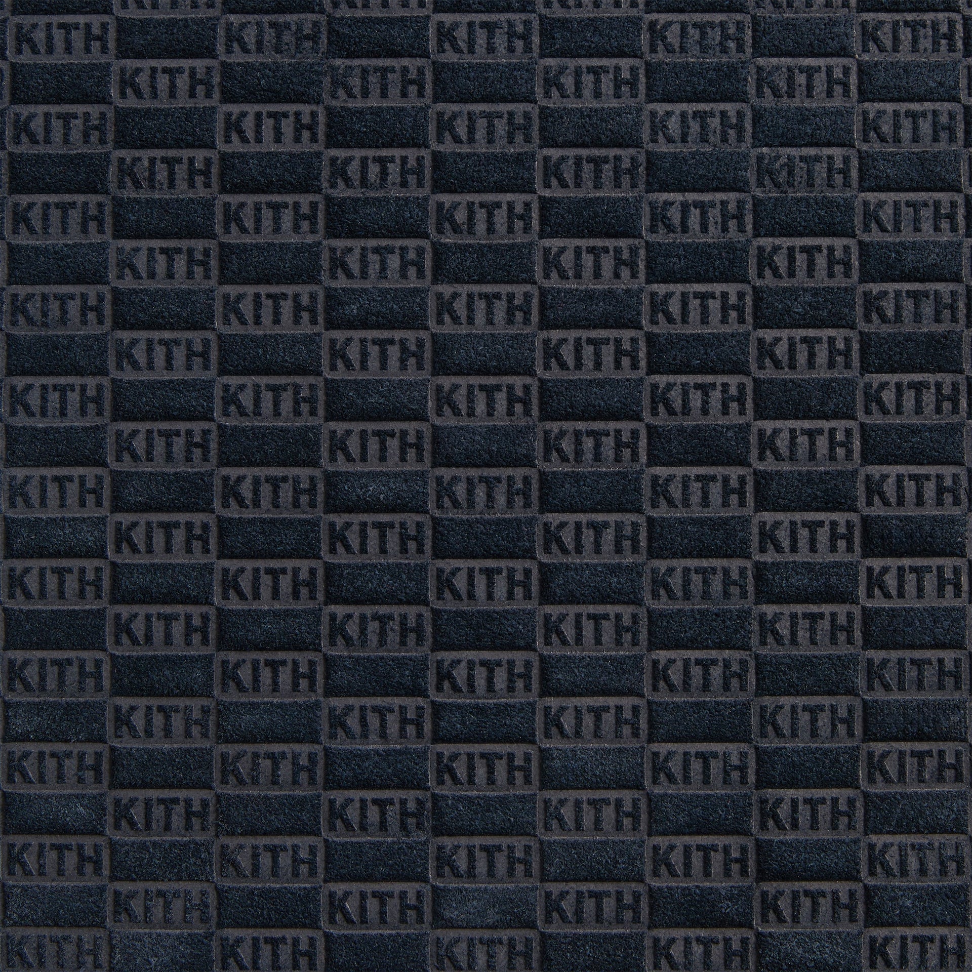 Kithmas Monogram Debossed Suede Backgammon Set - Ink