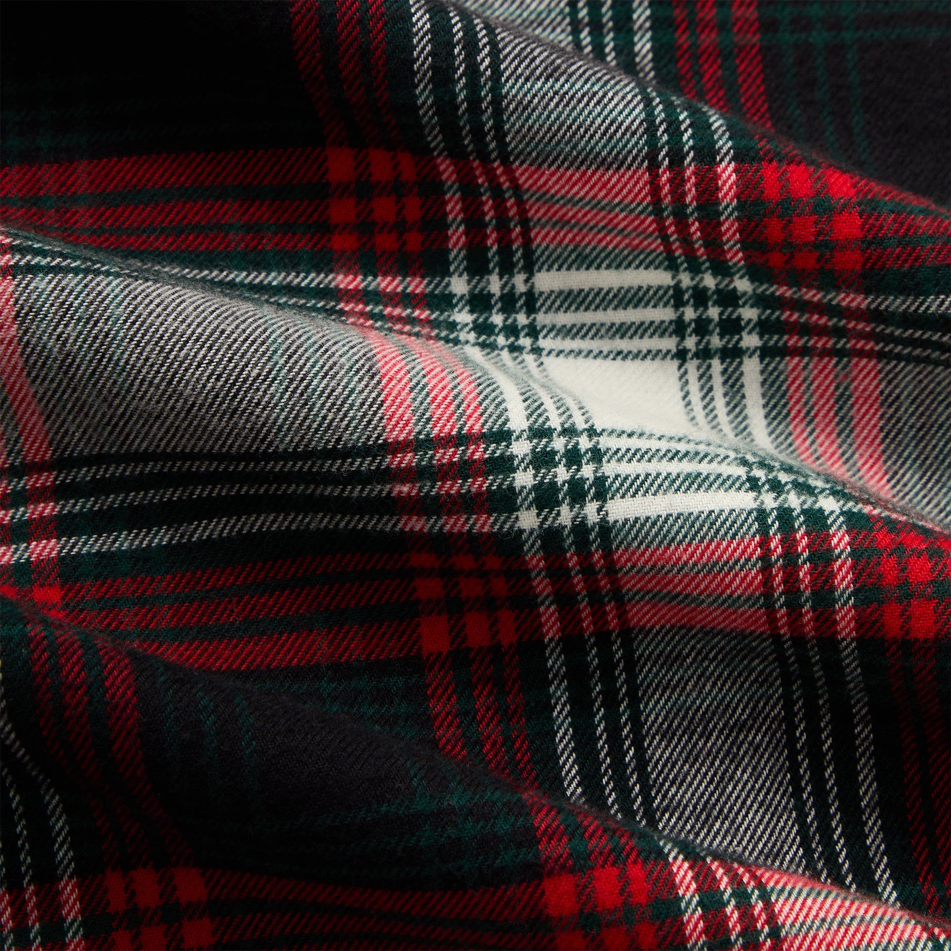 Kithmas Plaid Pajama Set - Black