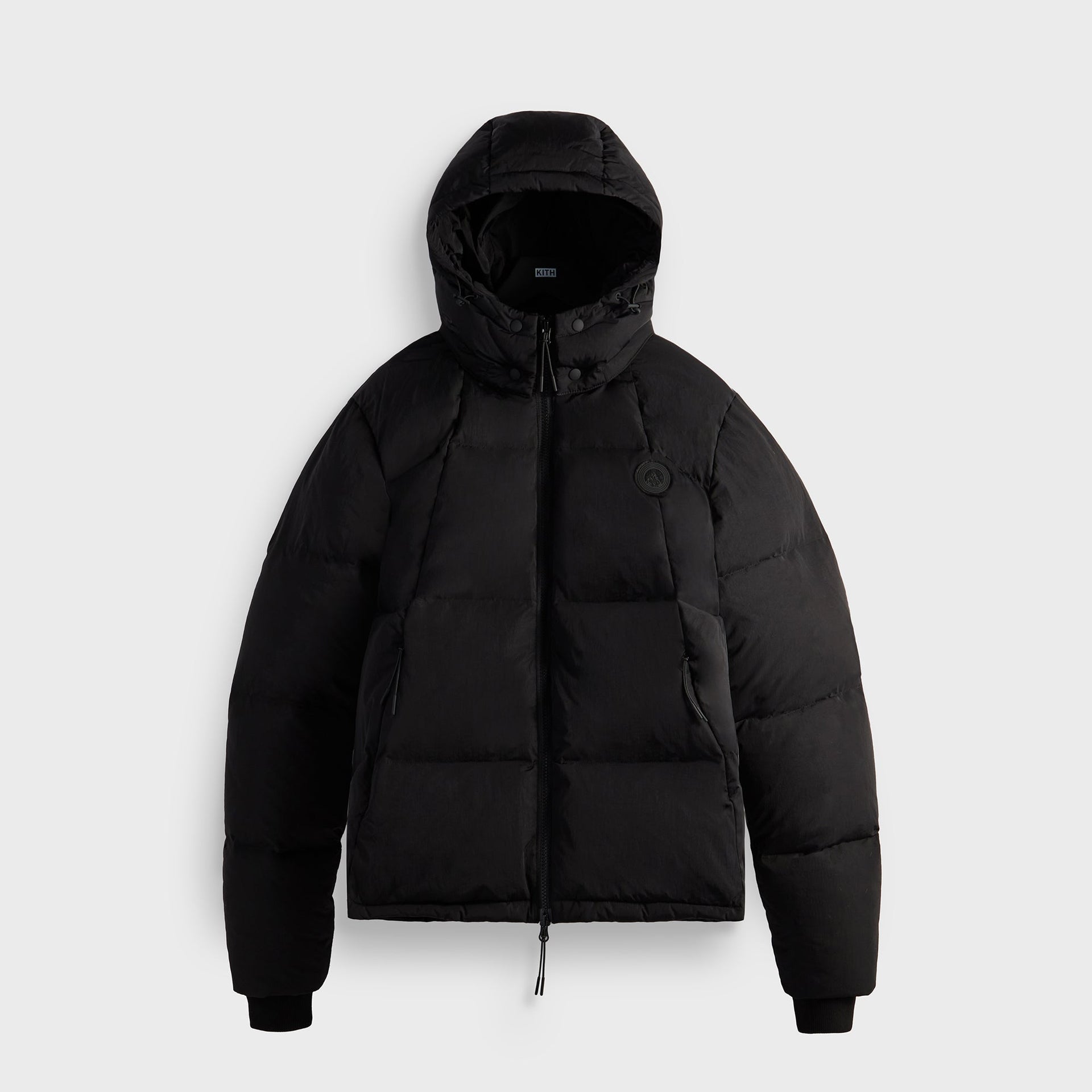 Kith Wrinkle Nylon Midi Puffer - Black