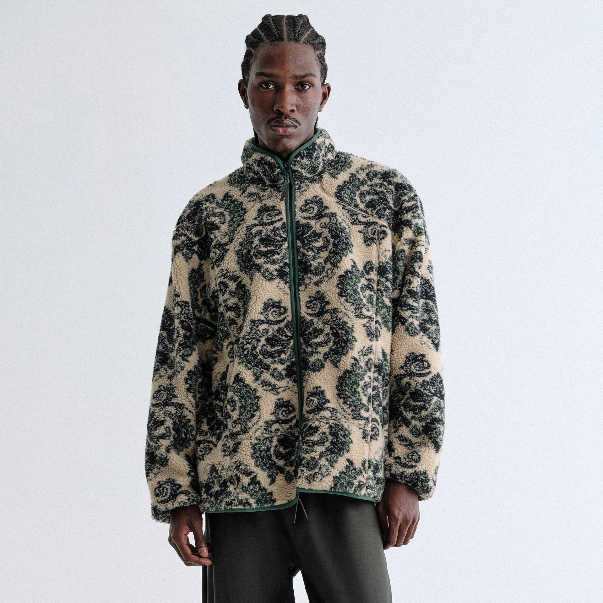 Kith Damask Floral Sherpa Harper Jacket - Eternal