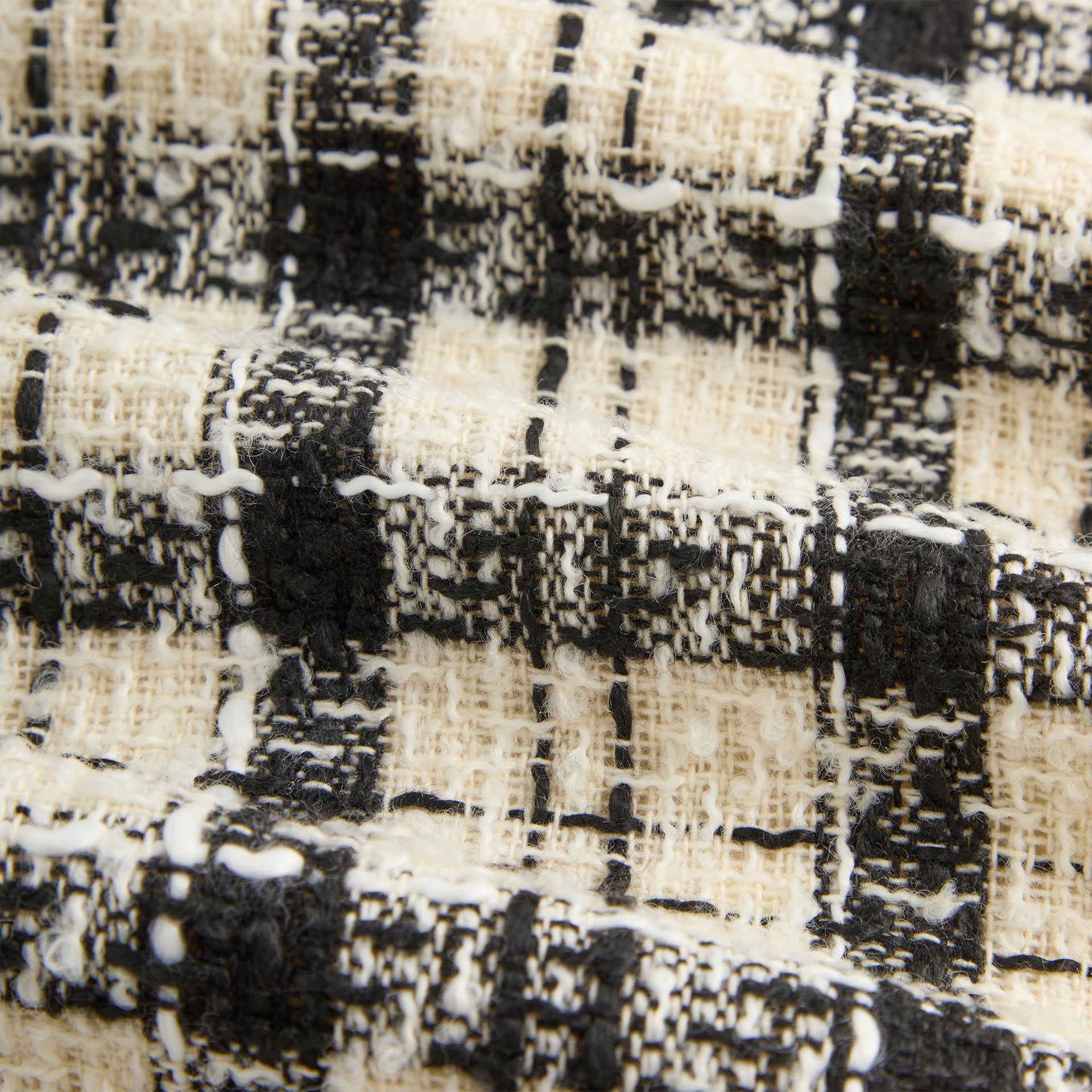 Kith Mixed Tweed Boxy Collared Overshirt - Sandrift