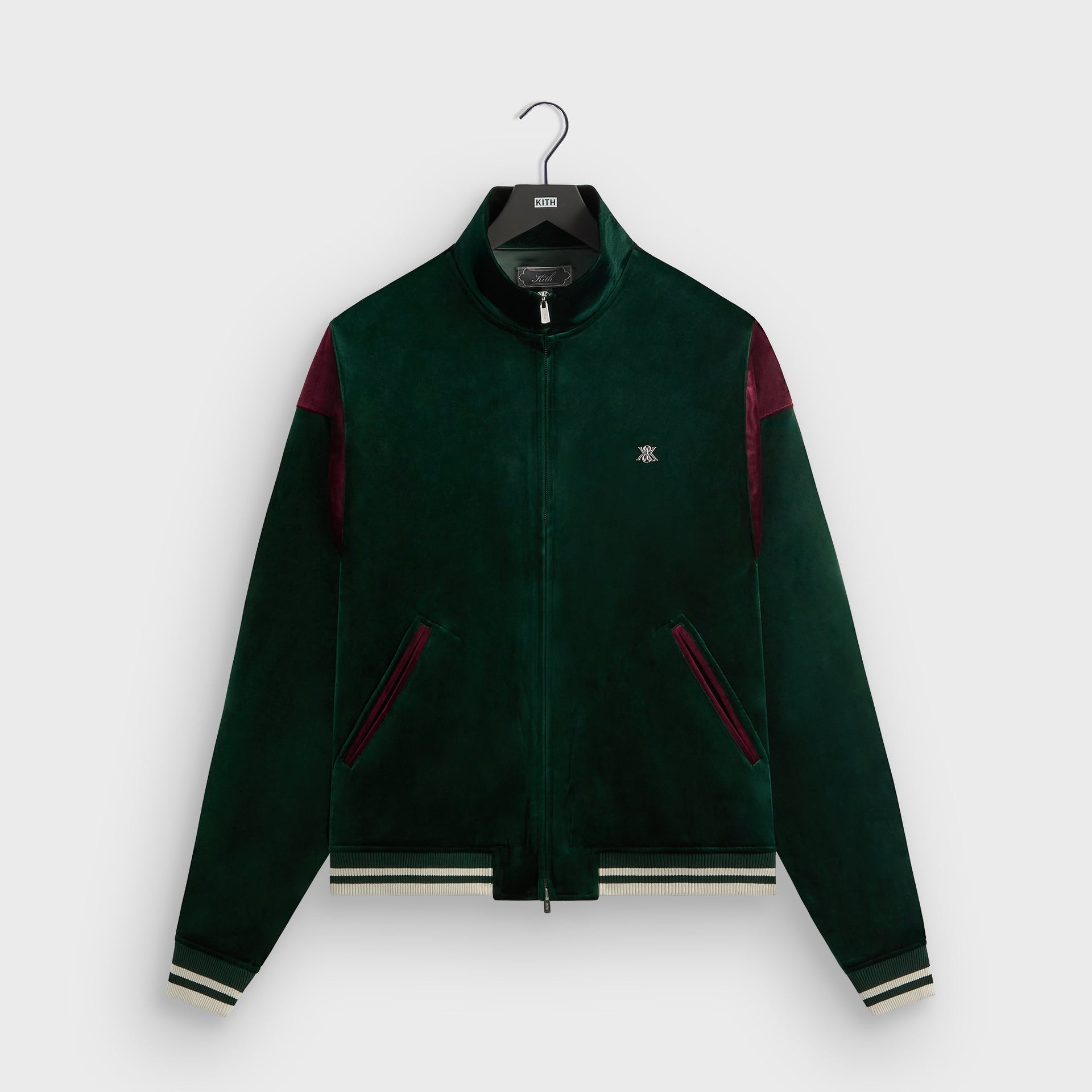 Kith Velvet Rui Track Jacket - Stadium