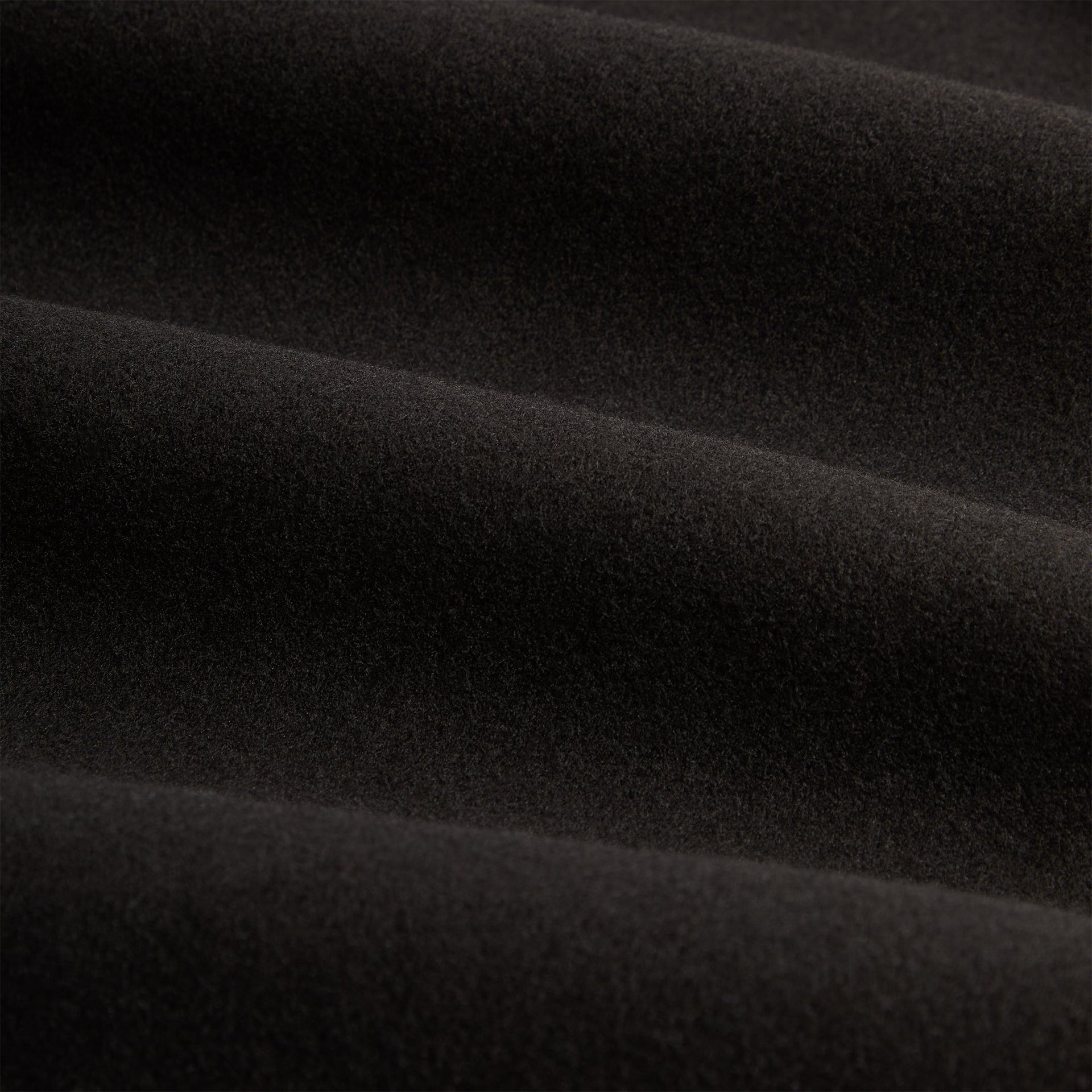 Kith Felted Jersey Lane Coaches Jacket - Black