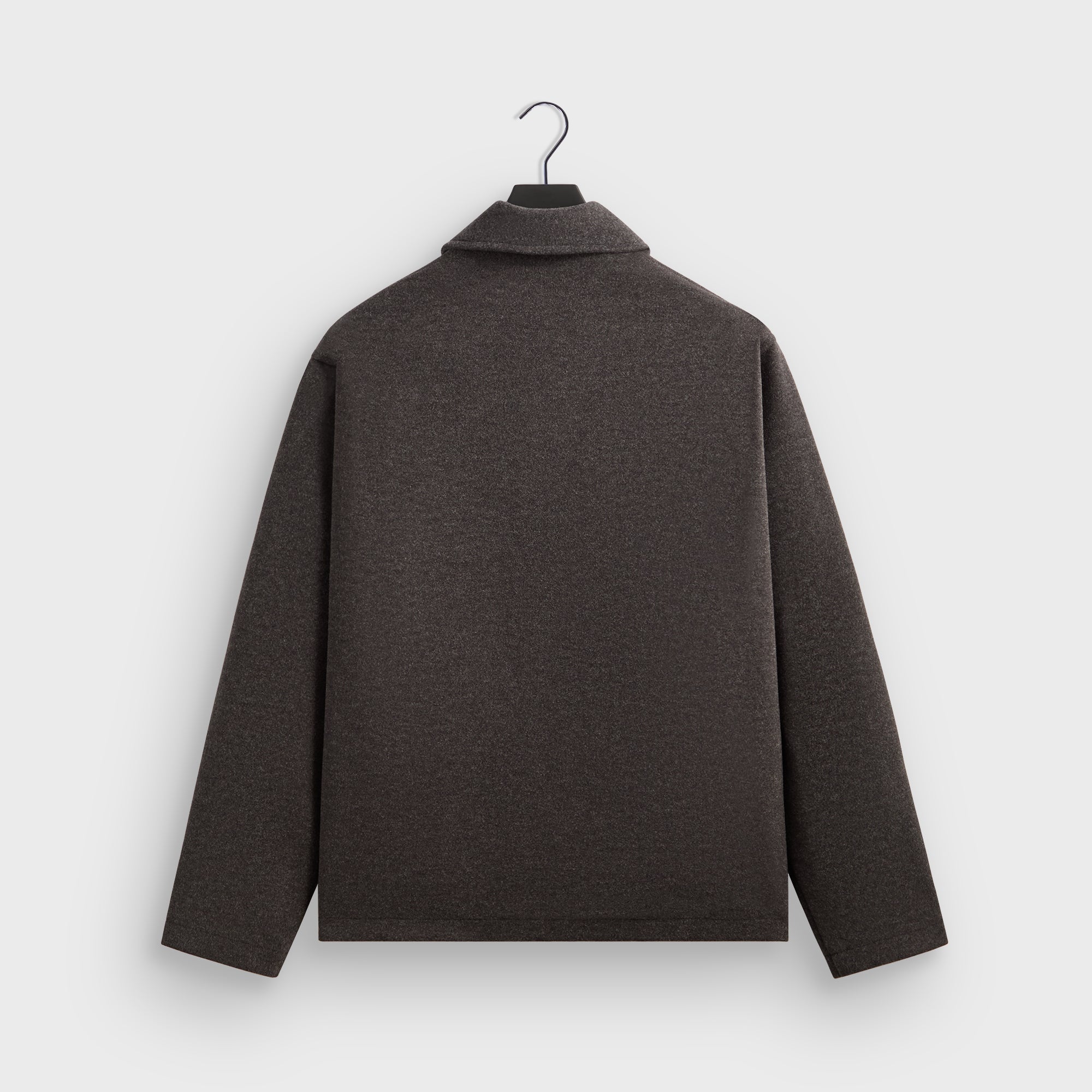 極美品✨23年MHL. FELTED WOOL SHIRTING JACKET Felted Wool Asymmetric Collar Blazer – La Garçonne