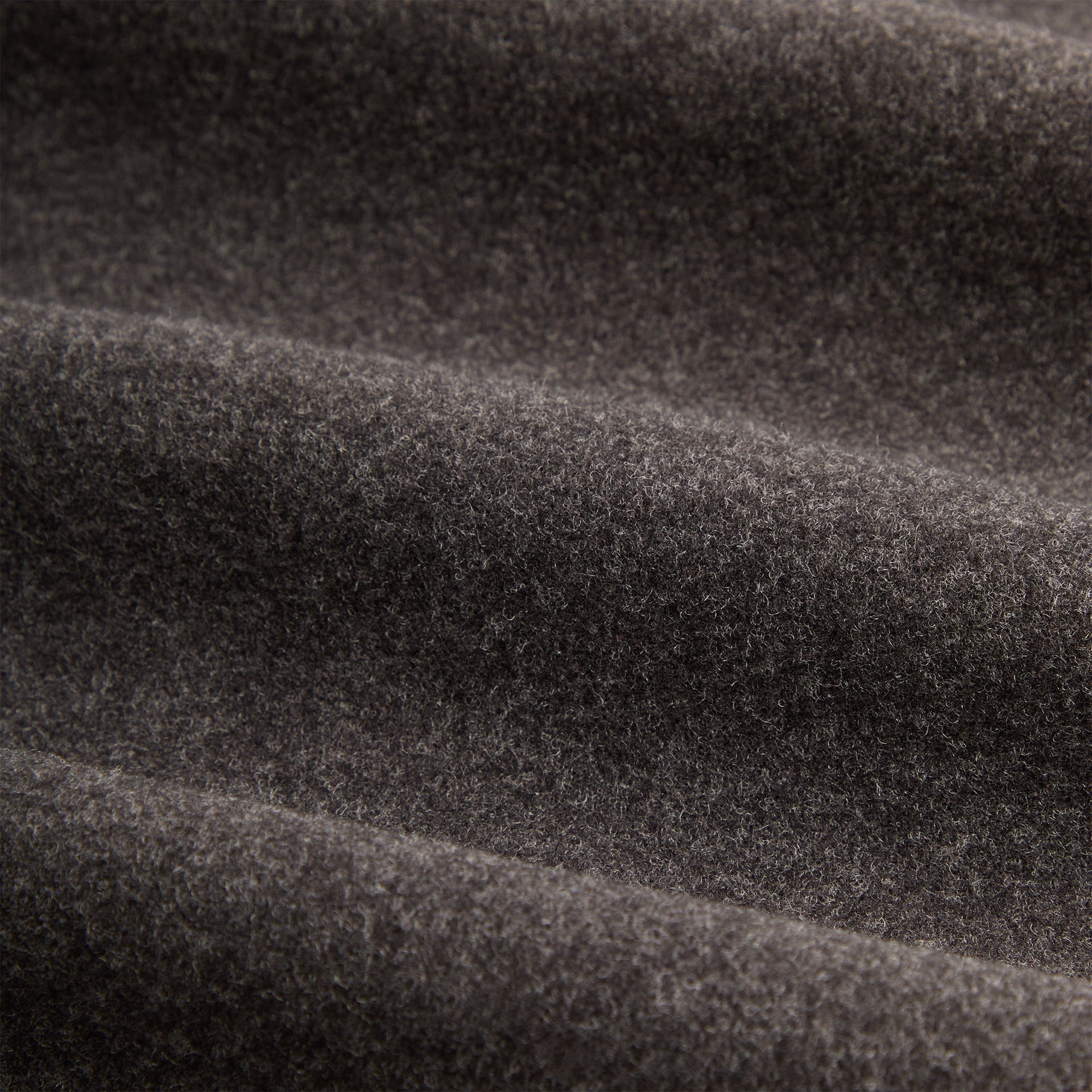 Kith Felted Jersey Lane Coaches Jacket - Heather Charcoal