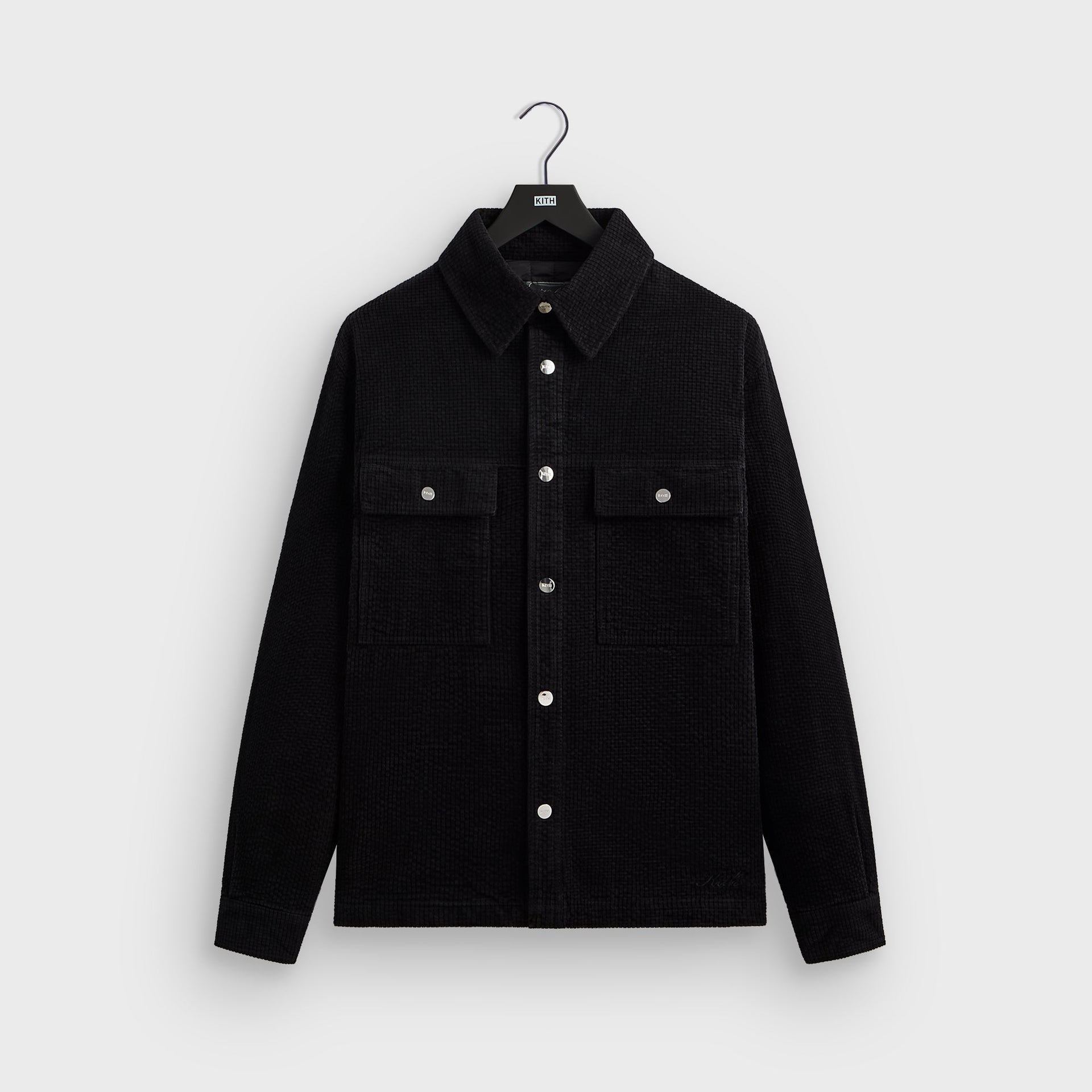 Kith Chenille Ripstop Ace Shirt Jacket - Black