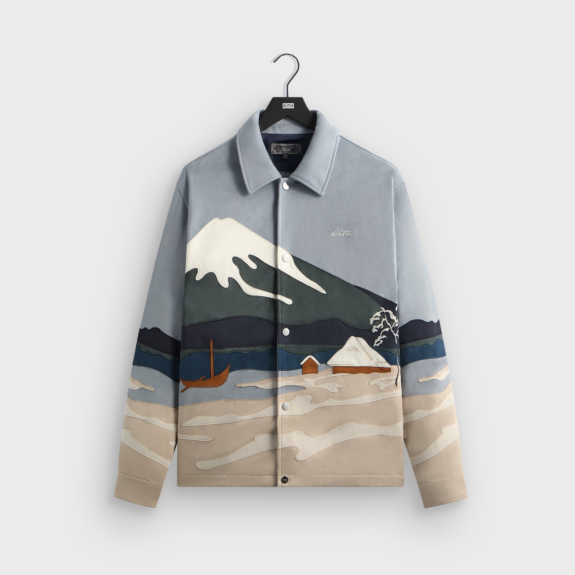 Kith Scenic Winter Microsuede Overshirt - Kindred – Kith UK