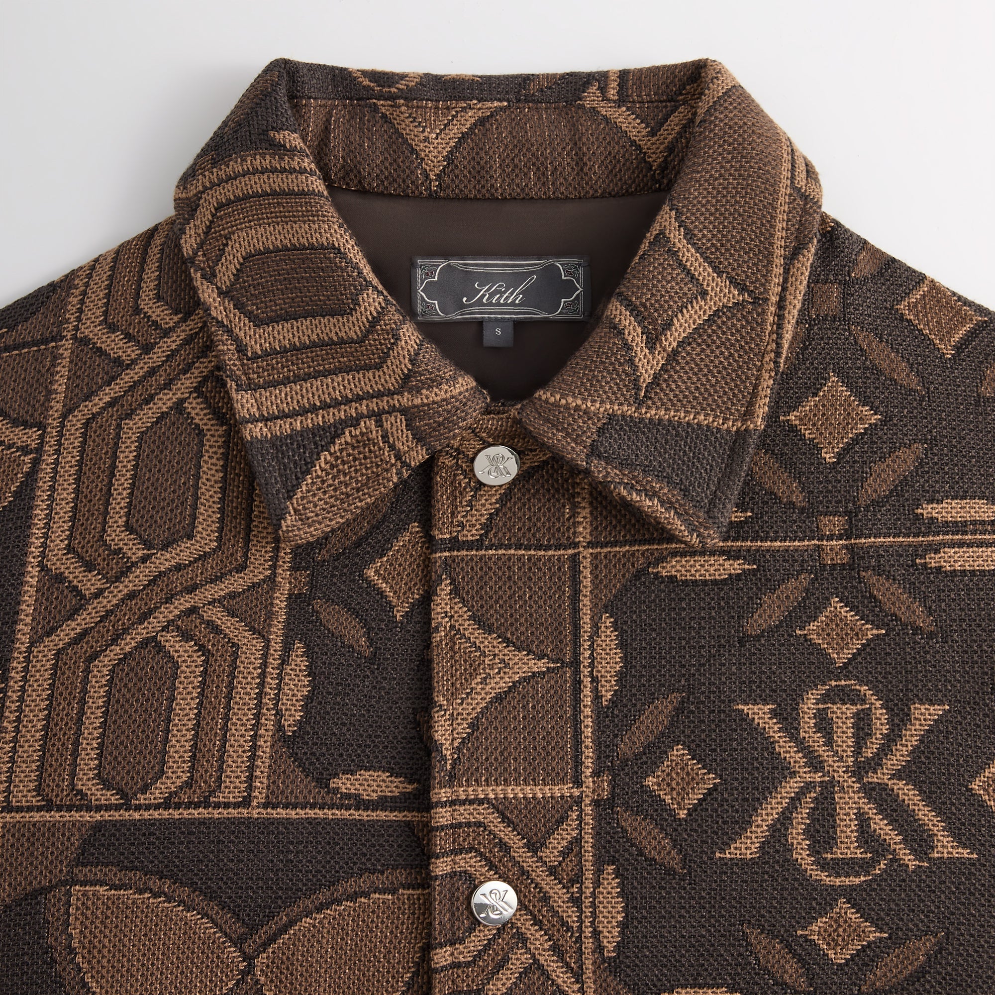 Kith Tile Jacquard Tapestry Coaches Jacket - Legacy – Kith UK