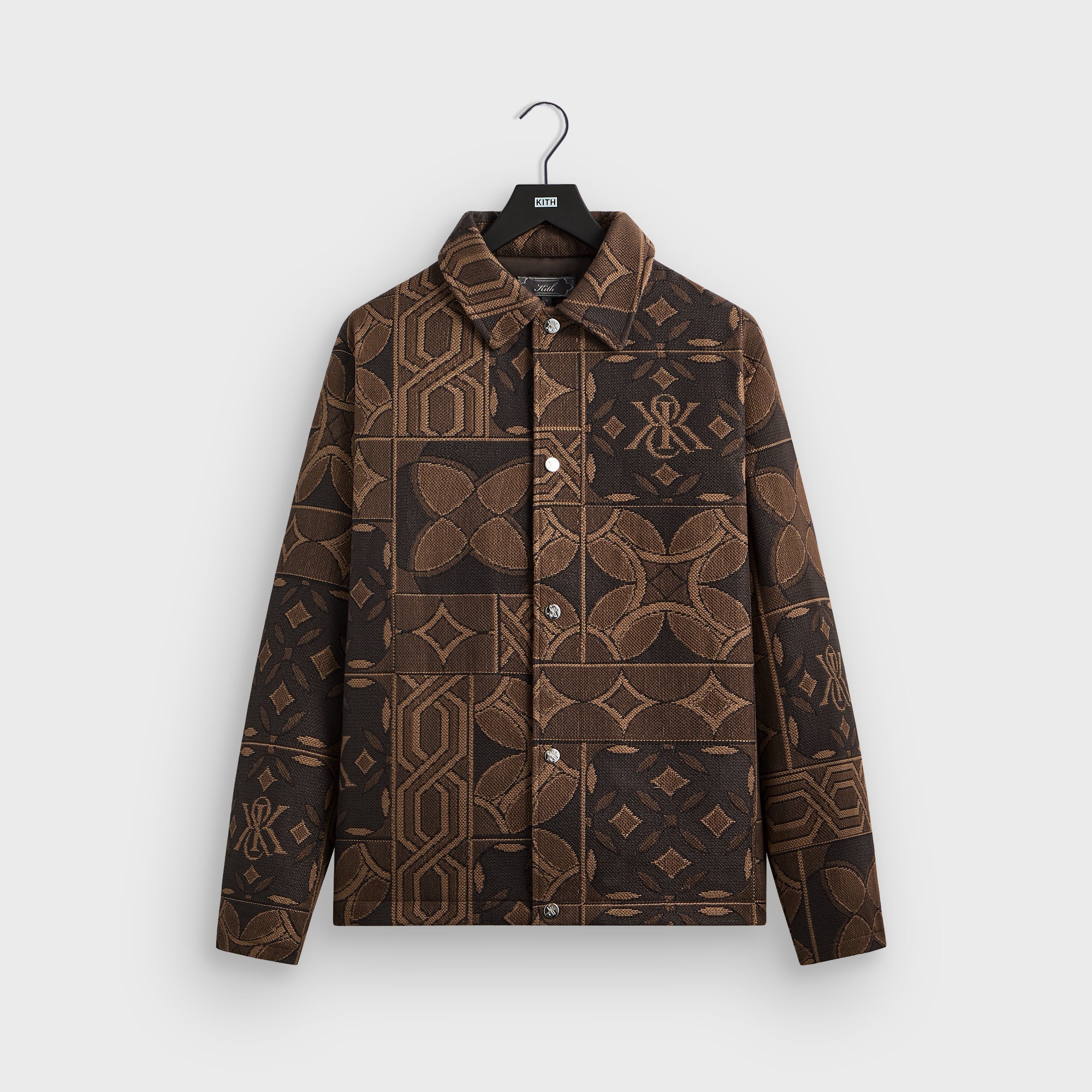 Kith Tile Jacquard Tapestry Coaches Jacket - Legacy – Kith UK