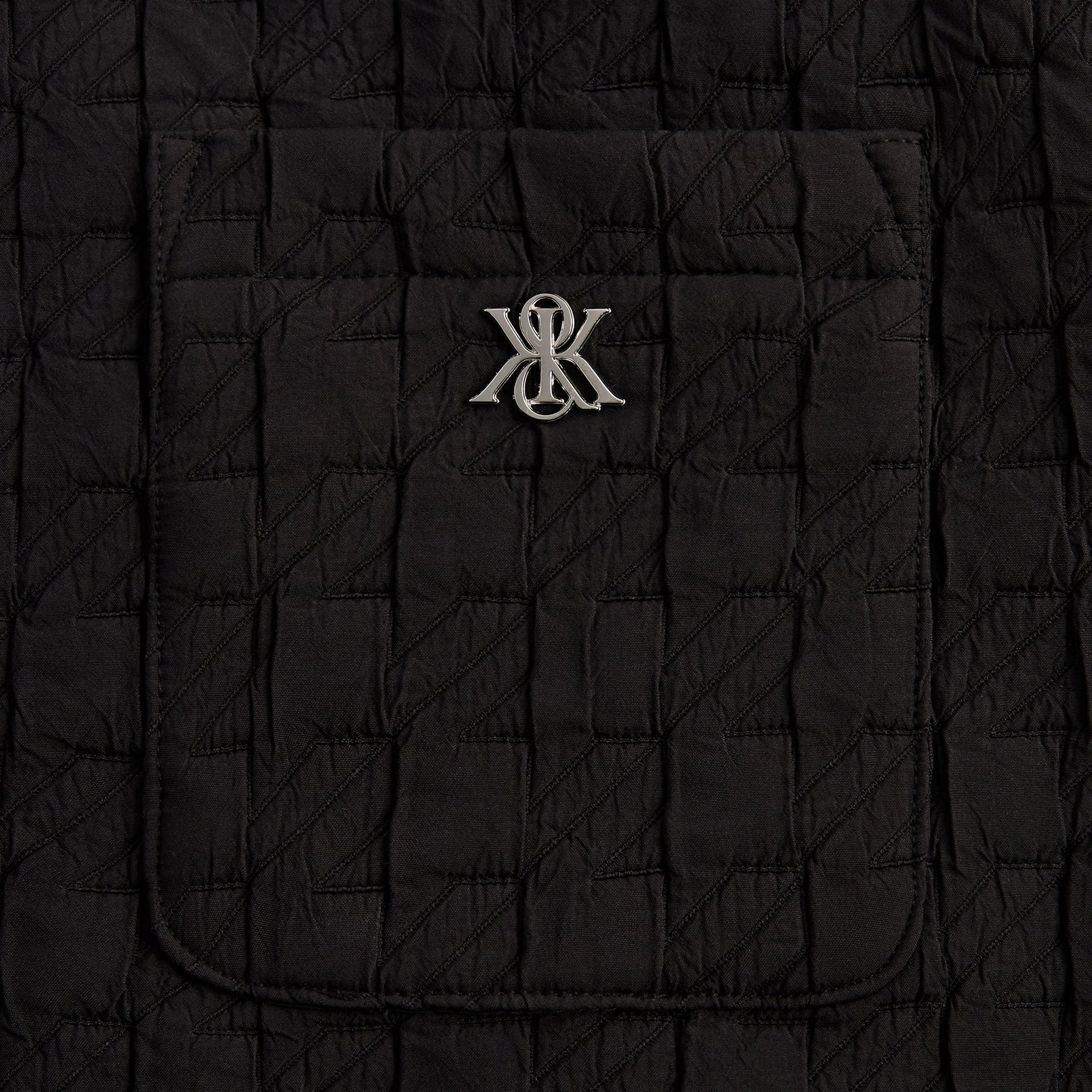 Kith Check Quilt Brixton Shirt Jacket - Black