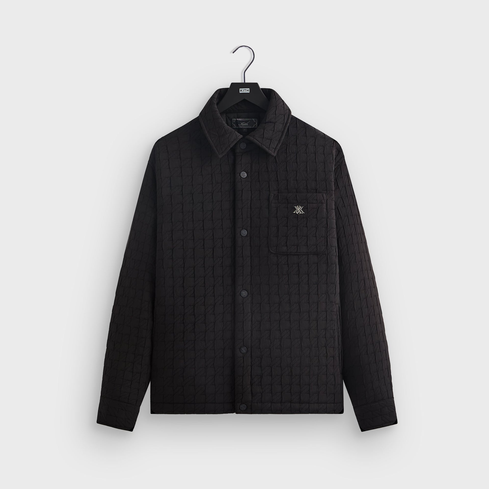 Kith Check Quilt Brixton Shirt Jacket - Black