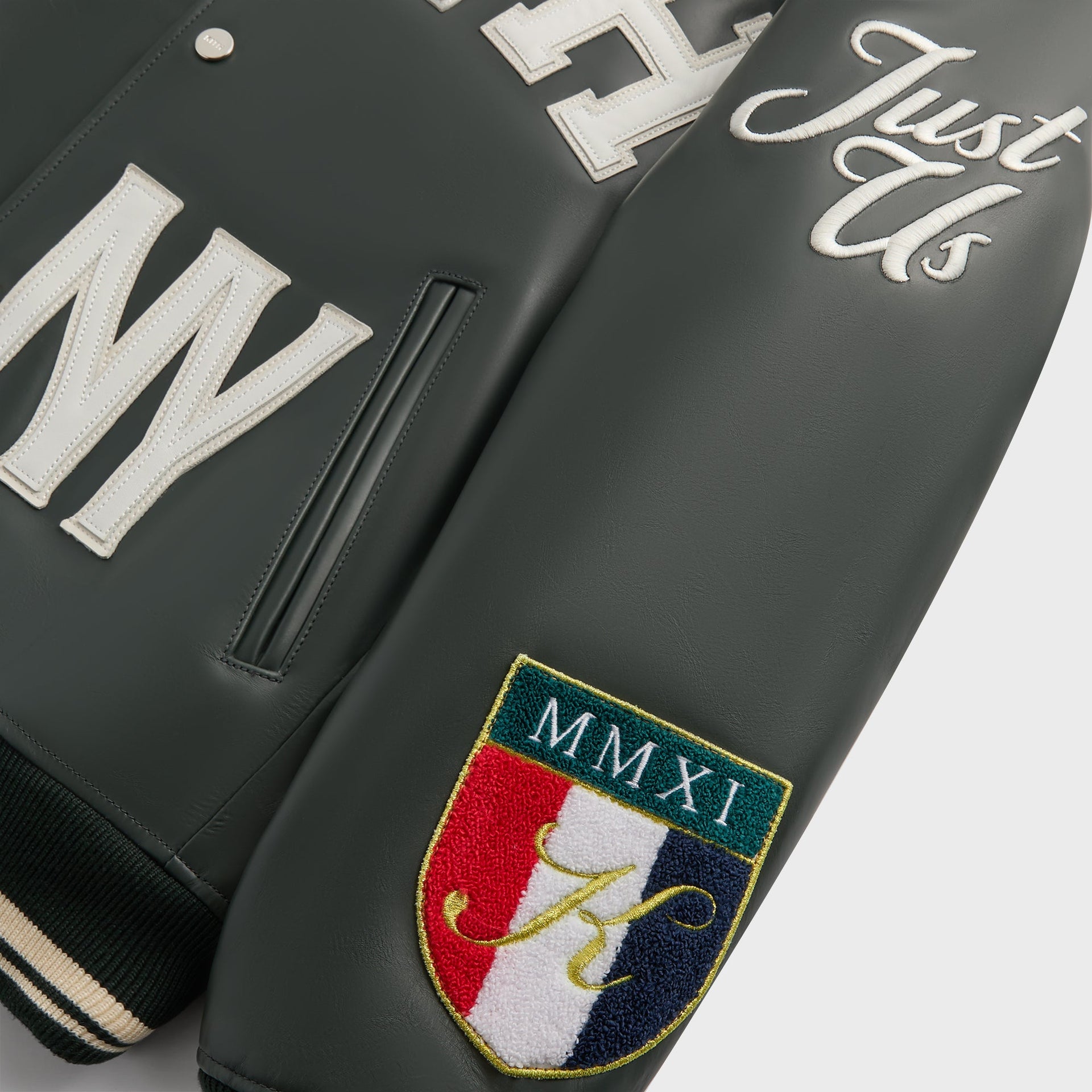 Kith Leather Varsity Jacket - Stadium