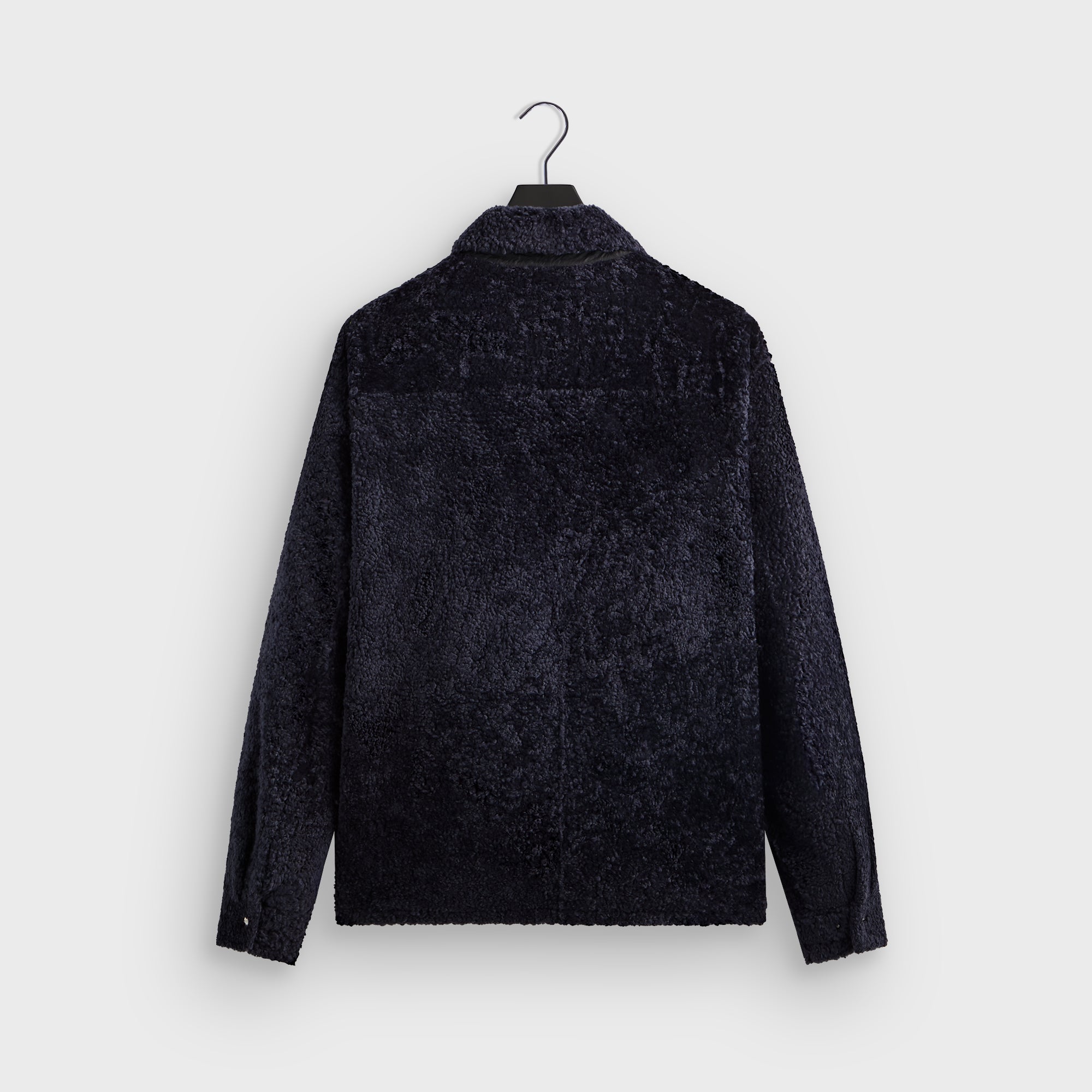 Kith Shearling Ace Shirt Jacket - Ink – Kith UK