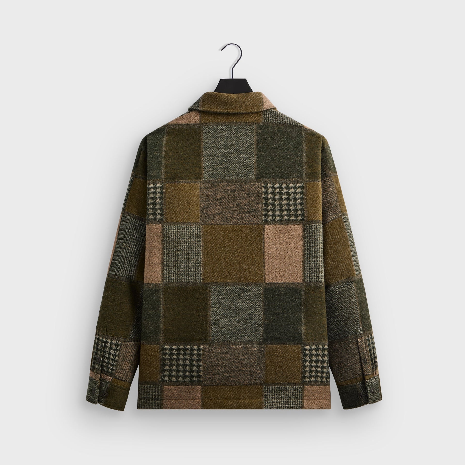 Kith Patchwork Wool Coaches Jacket - Chelonian