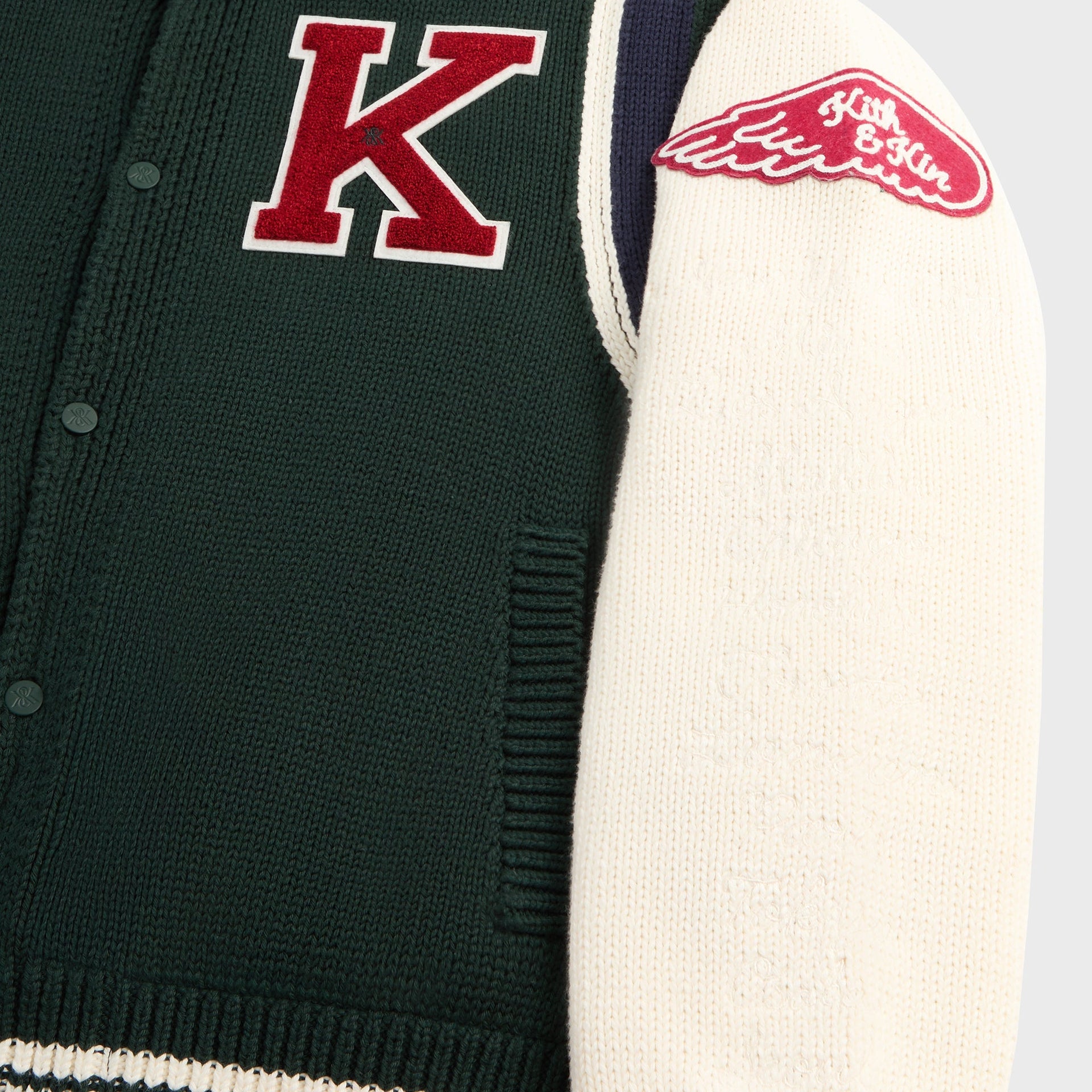 Kith for AVIREX Porter Varsity Knit Bomber - Stadium