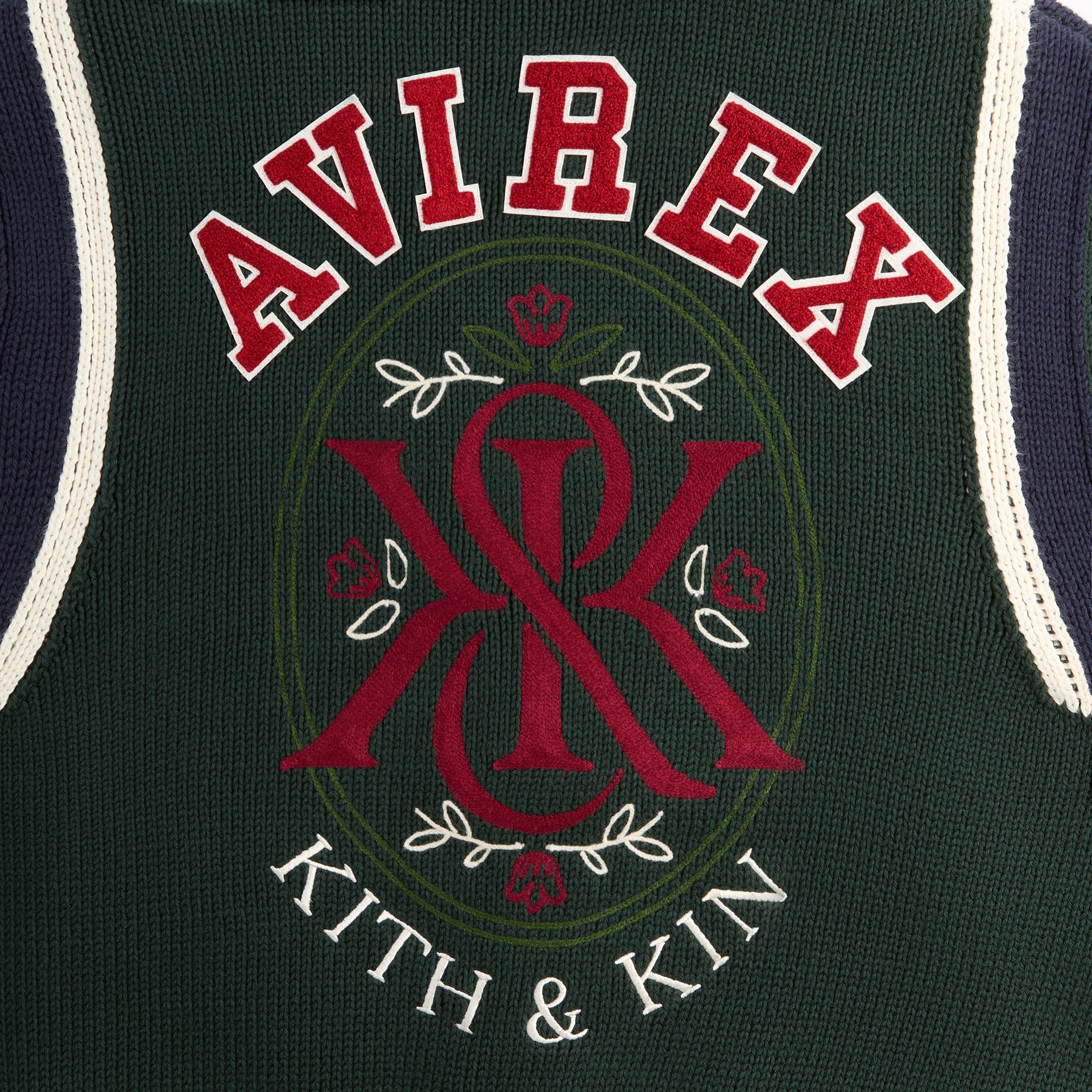 Kith for AVIREX Porter Varsity Knit Bomber - Stadium