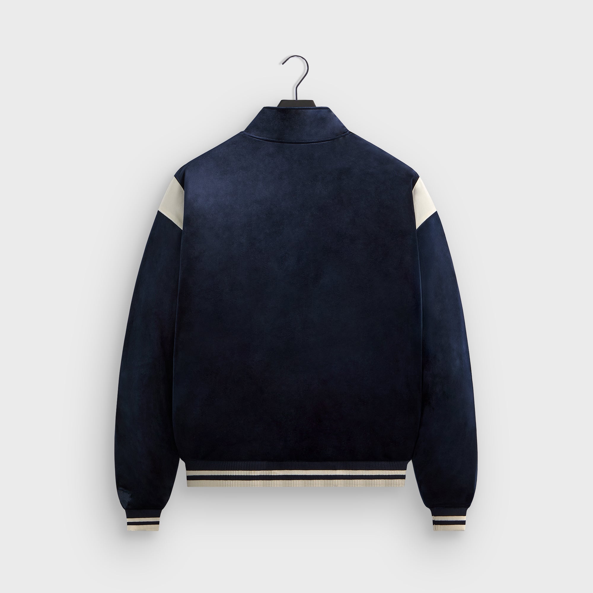 KITH キス 20AW× Velour Track Jacket ビーエムダブリュー ベロアトラック ジップアップジャケット グレー/ネイビー KH1296 Kith for the New York Knicks Velour Track Jacket - Nocturnal – Kith UK