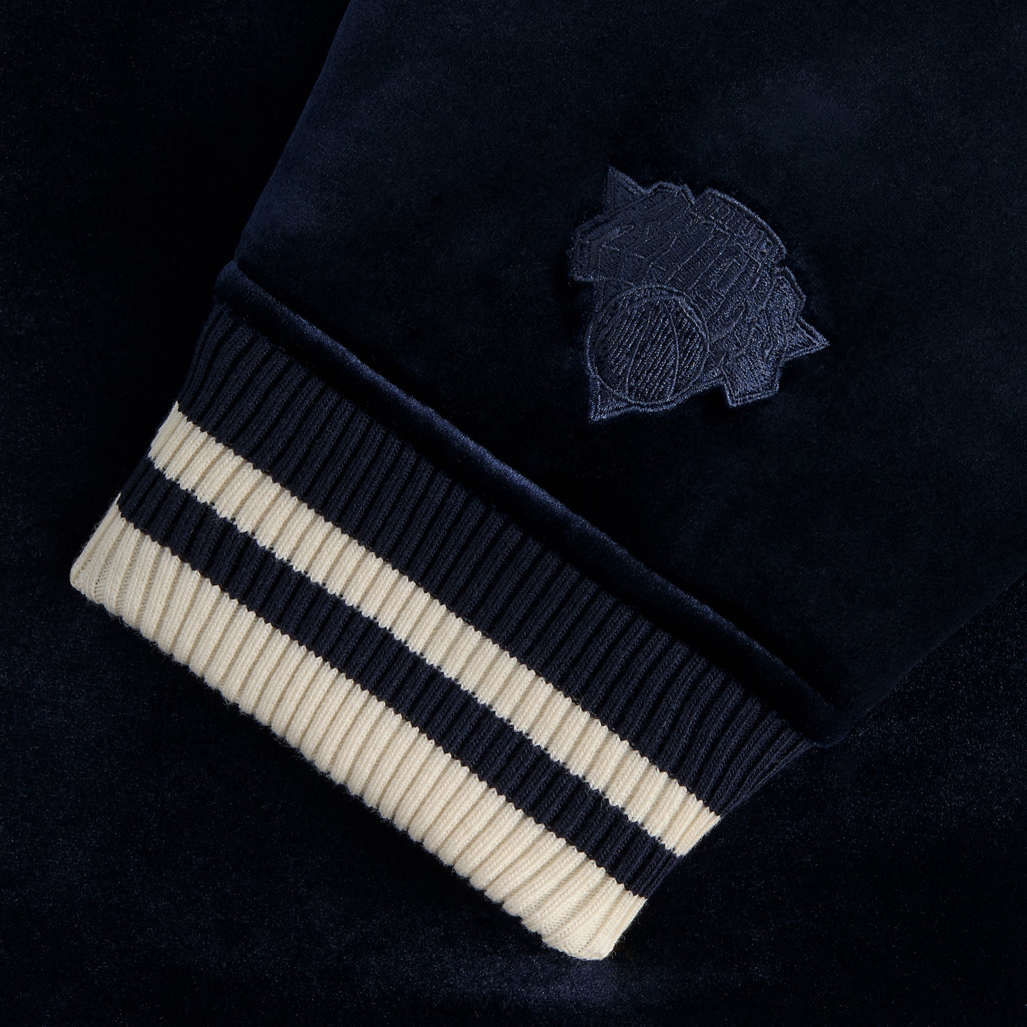 Kith for the New York Knicks Velour Track Jacket - Nocturnal – Kith UK
