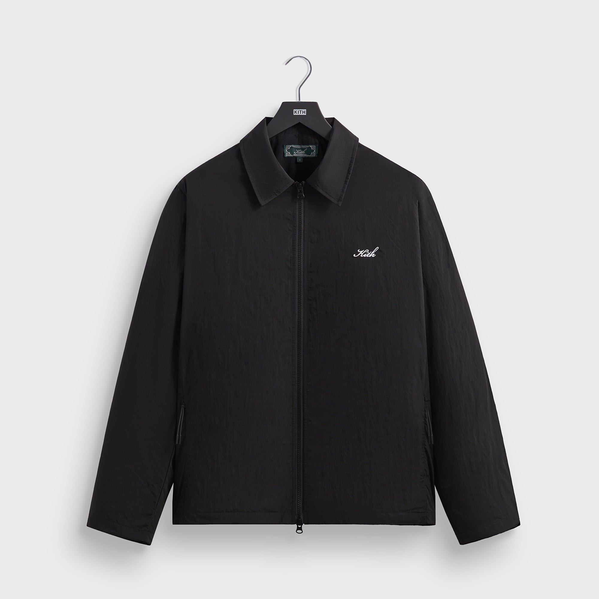 ジャケット・アウター KITH Wrinkle Nylon Jonas Coaches Jacket Kith Wrinkle Nylon Jonas Coaches Jacket - Black – Kith UK