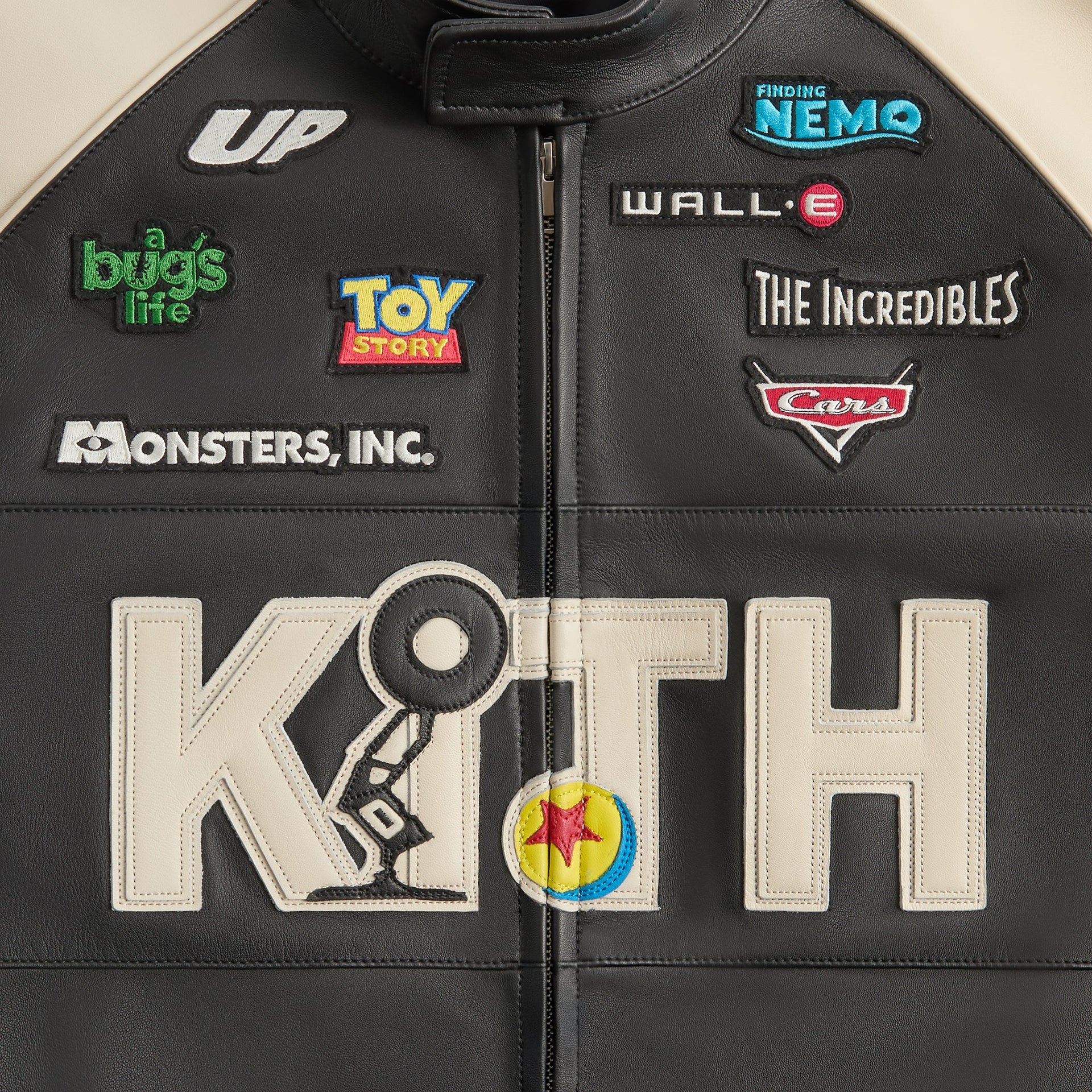 Disney | Kith for Pixar Dejan Leather Jacket - Black