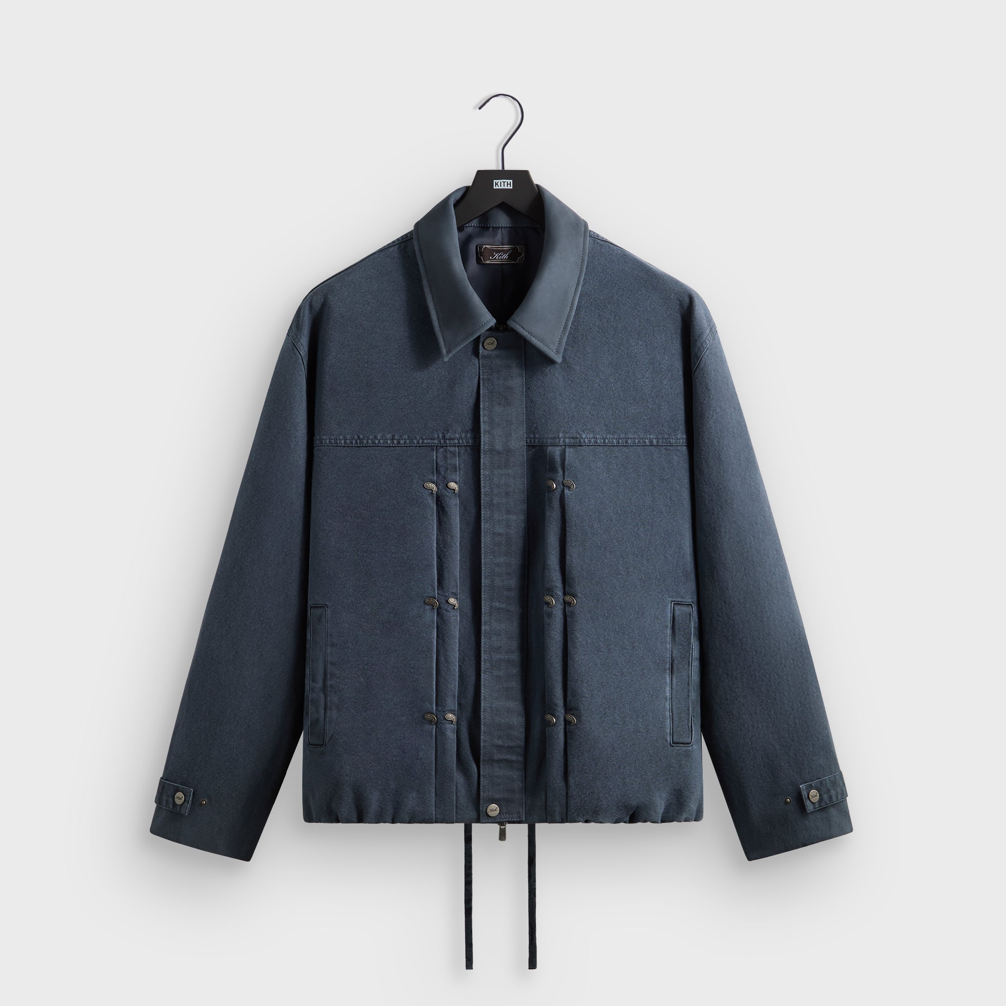 t*w様 Kith ナイロンジャケット XS Kith Washed Canvas Ariel Blouson Jacket - Placid – Kith UK
