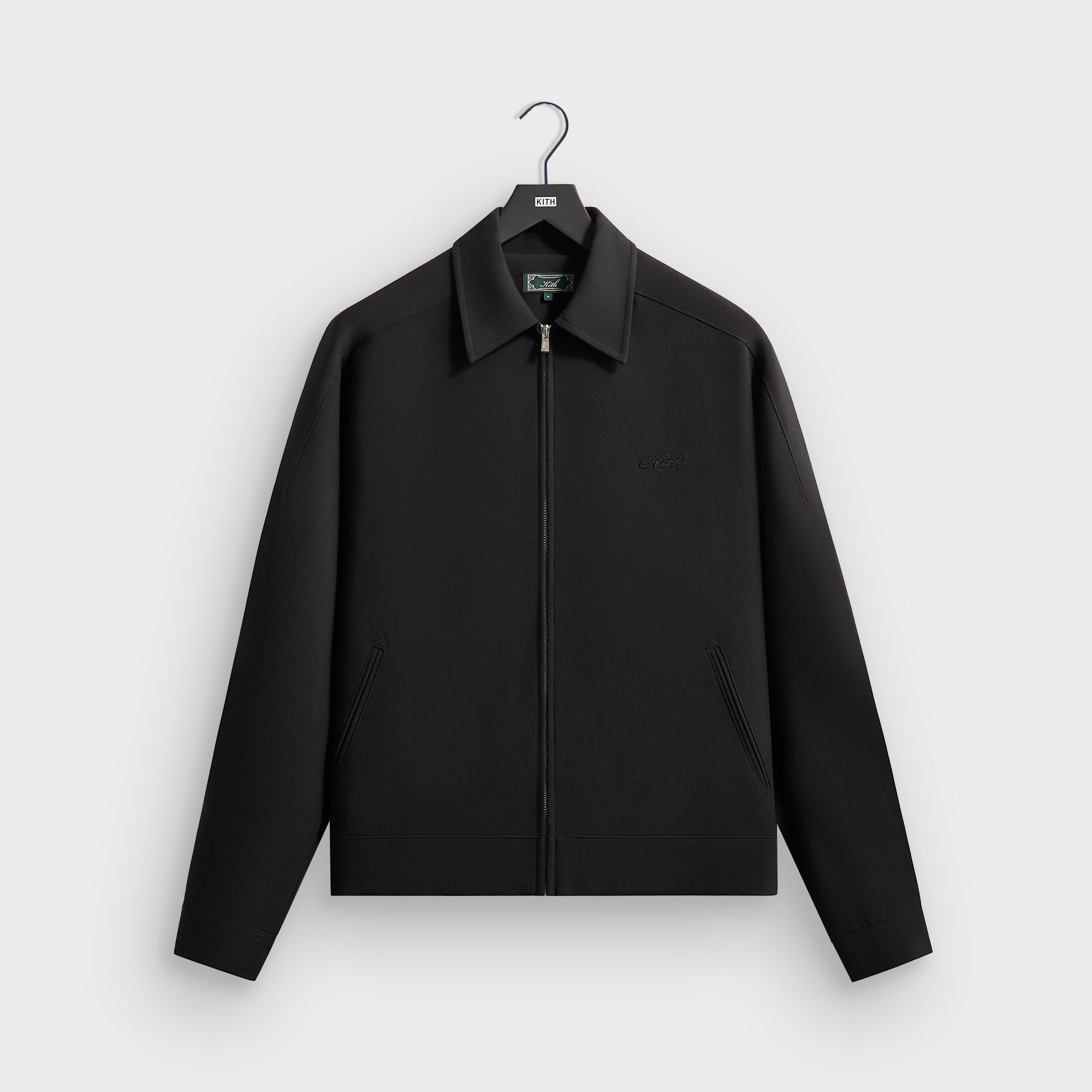 ジャケット・アウター Kith Midweight Double Weave Huron Jacket Kith Midweight Double Weave Huron Jacket - Black – Kith UK