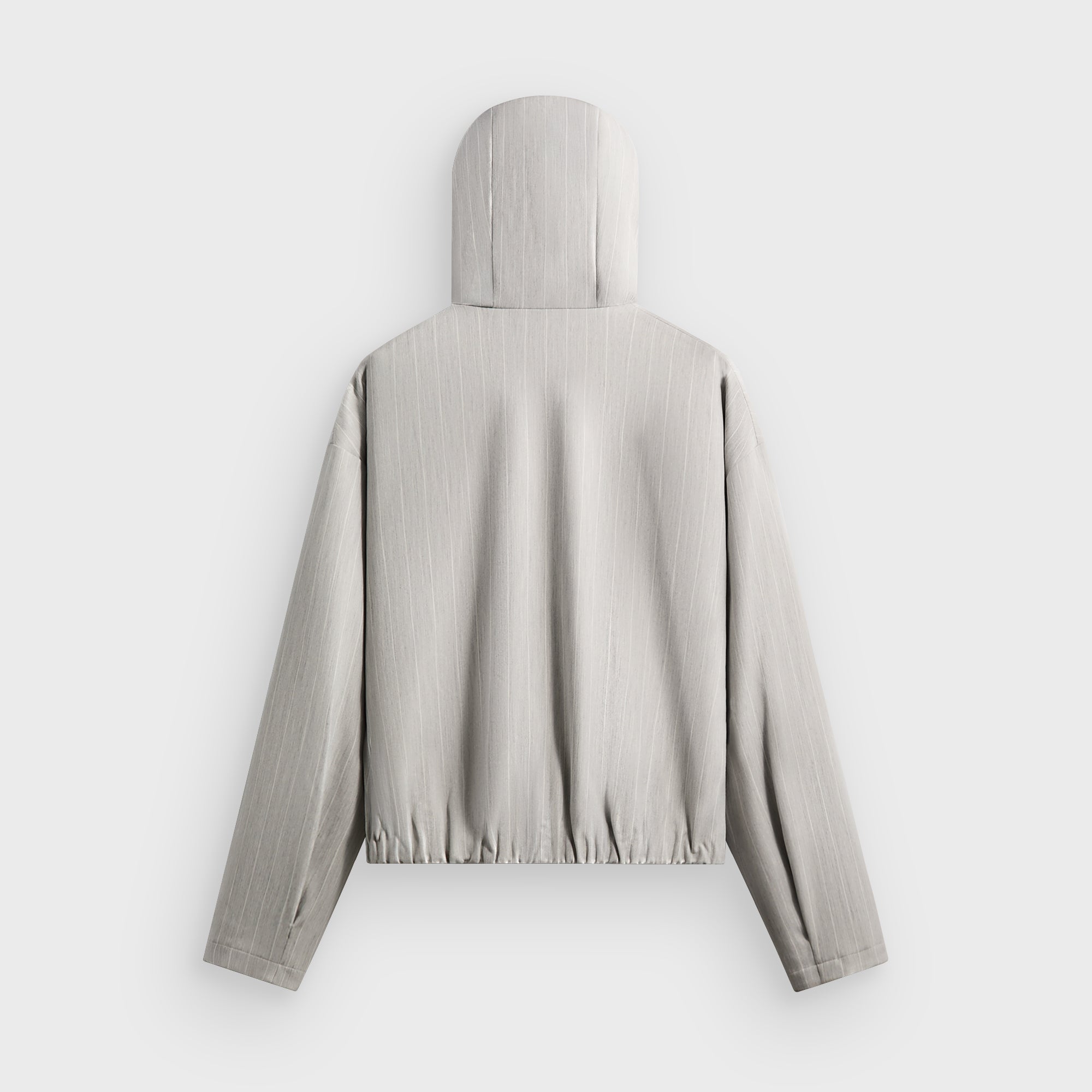 Kith Pinstripe Matteo Zip Up Hoodie - Light Heather Grey – Kith UK