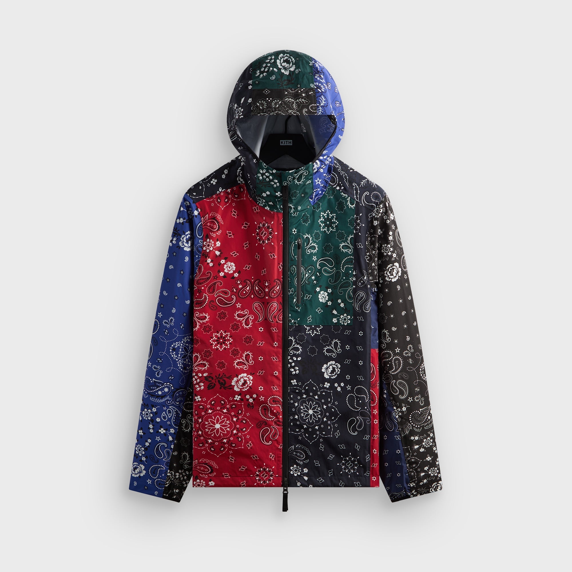 KITH 20-011-060-0003-2-0 バンダナ総柄ジャケットブルゾン Kith Xander Bandana Tech Jacket - Multi – Kith UK