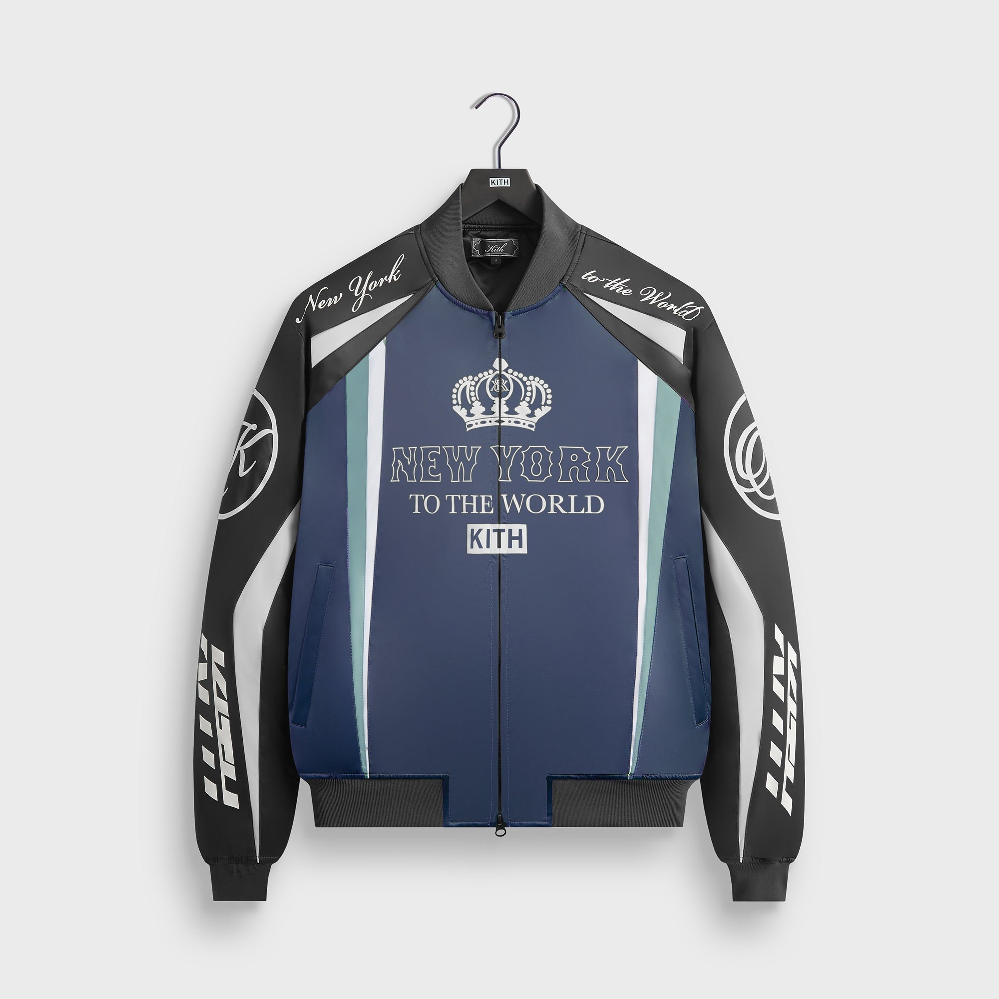 Kith Roy Racing Nylon Bomber Jacket - Nocturnal – Kith UK