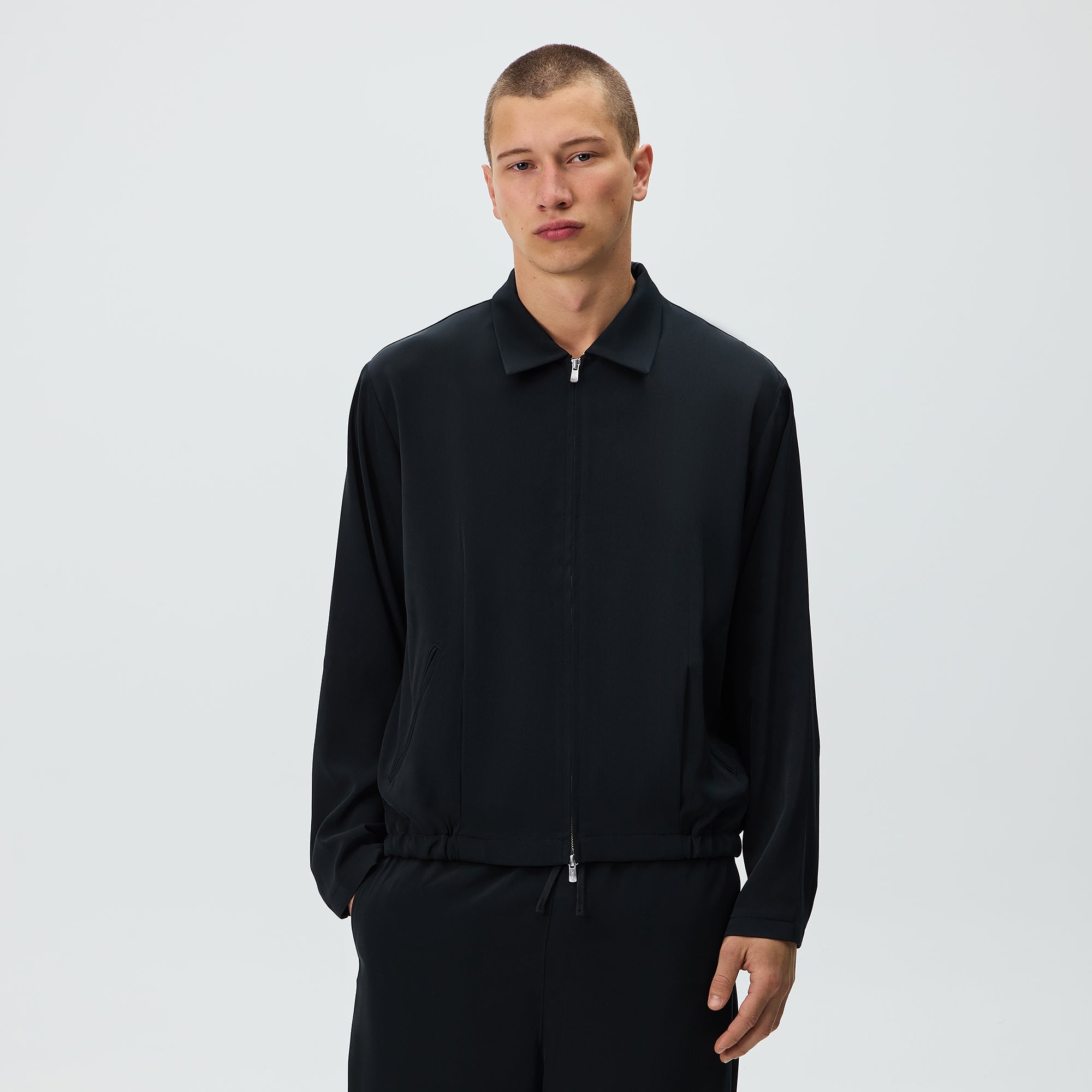 Kith Drape Twill Connor Blouson Jacket 2.0 - Black – Kith UK