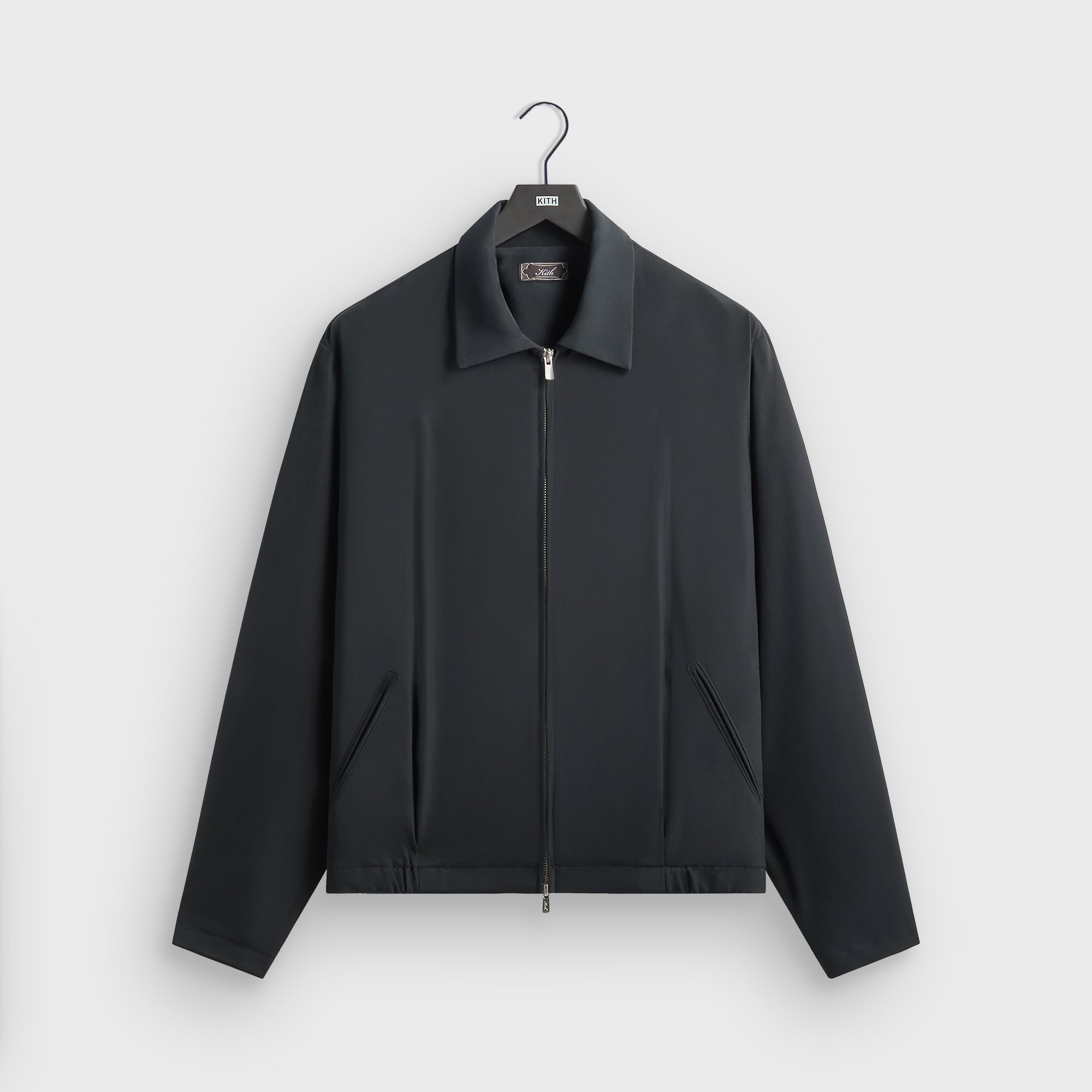 Kith Drape Twill Connor Blouson Jacket 2.0 - Black – Kith UK