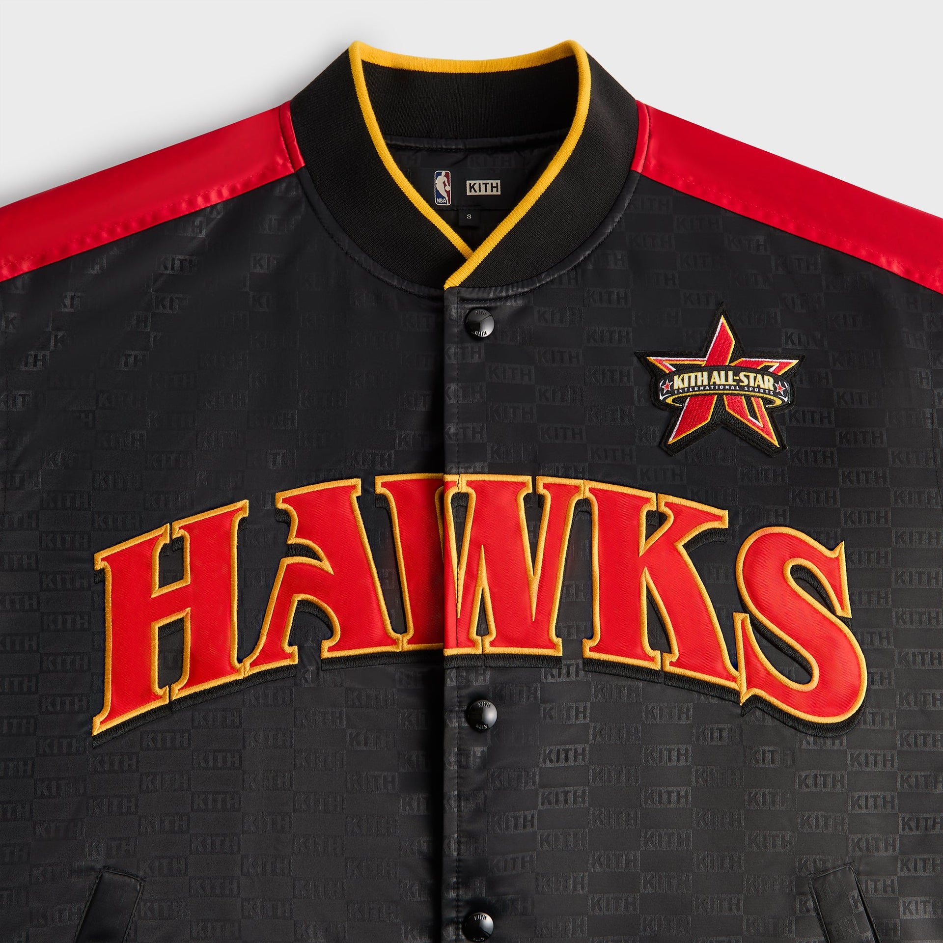 Kith for NBA All-Star Atlanta Hawks Bomber Jacket - Black