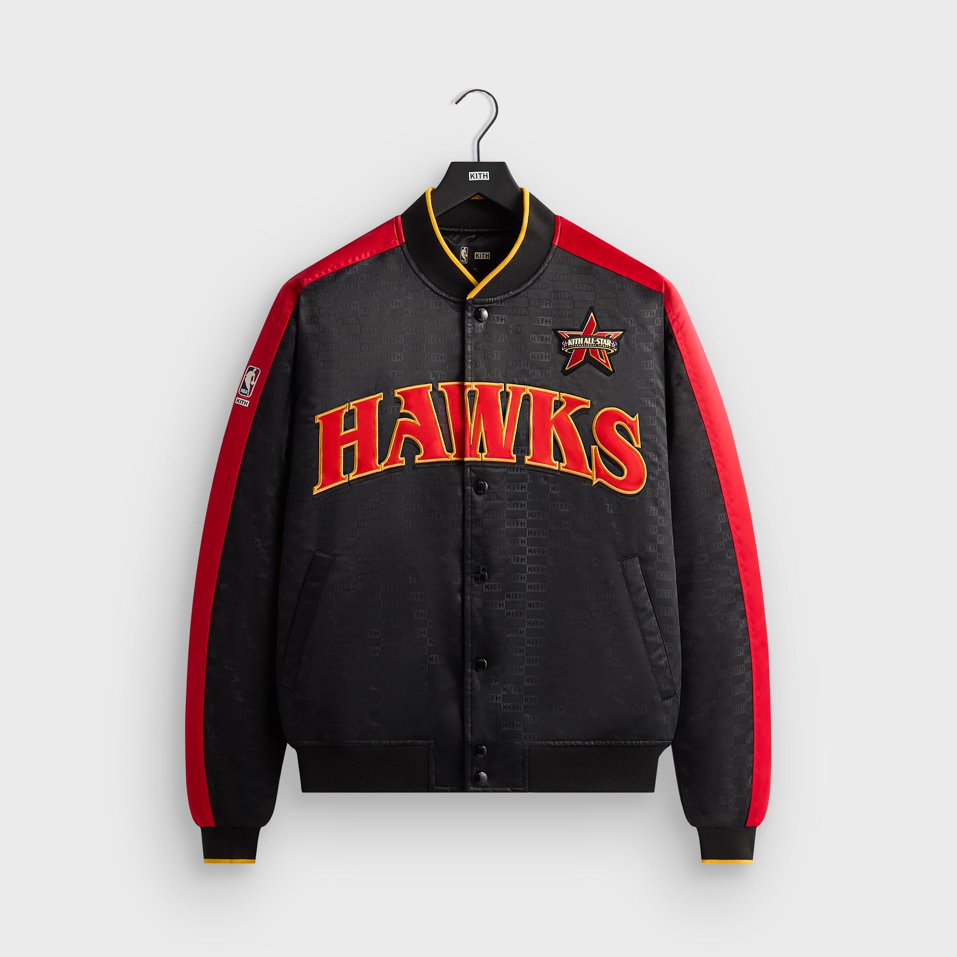 Kith for NBA All-Star Atlanta Hawks Bomber Jacket - Black