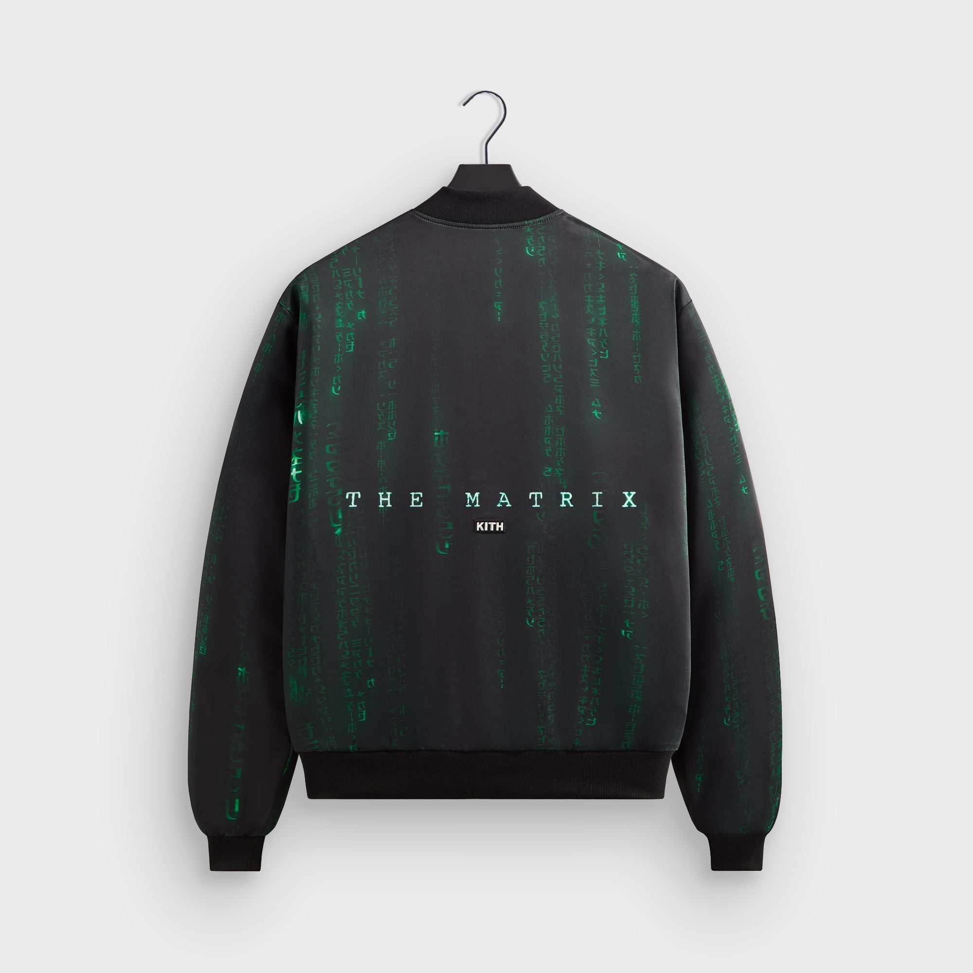 Kith x The Matrix Bomber Jacket Lサイズ Kith for The Matrix Vance Satin Bomber Jacket - Black – Kith UK