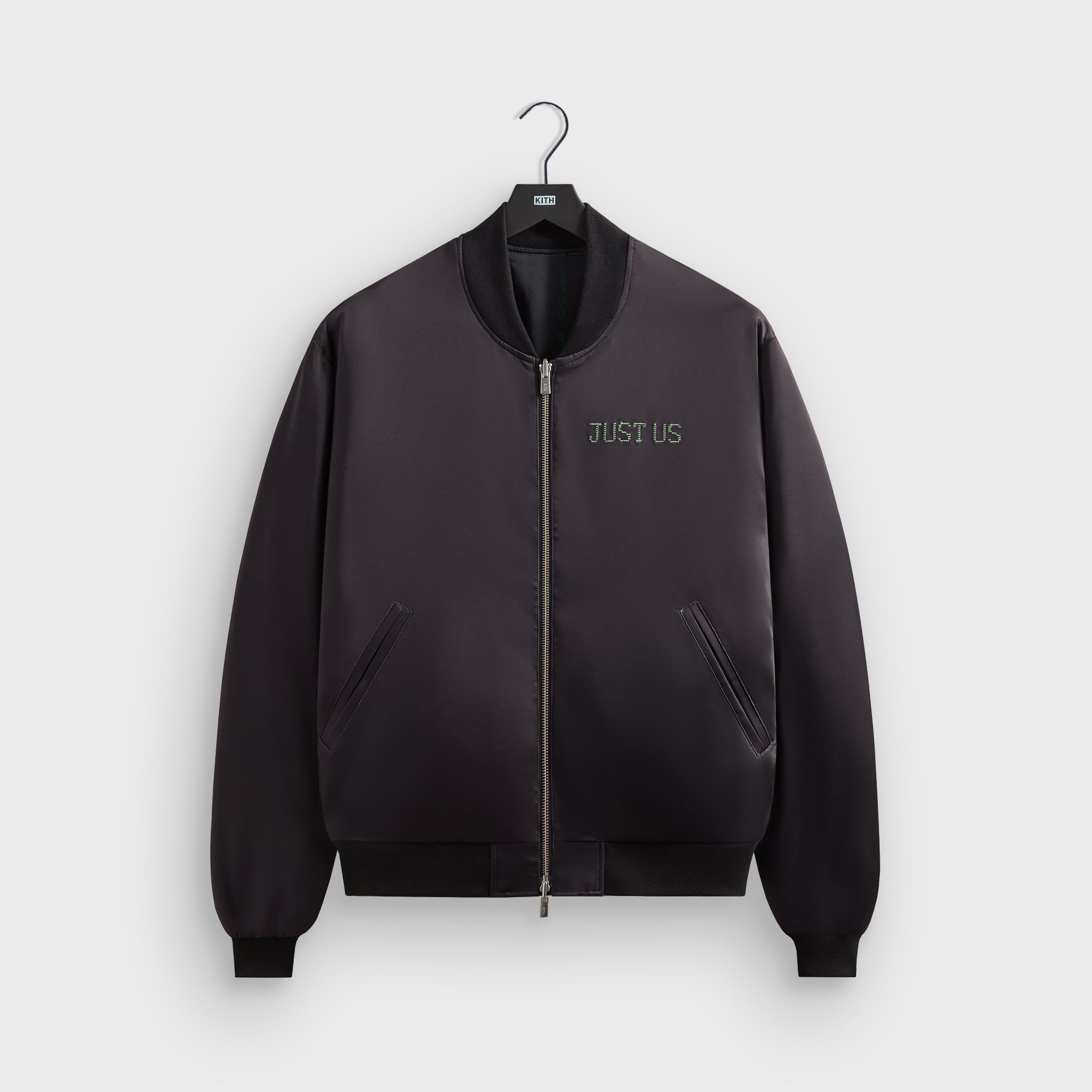 Kith x The Matrix Bomber Jacket Lサイズ Kith for The Matrix Vance Satin Bomber Jacket - Black – Kith UK