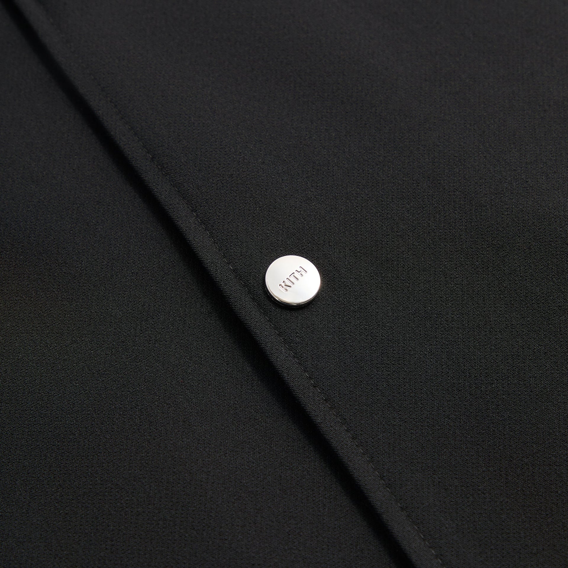 Kith Midweight Double Weave Coaches Jacket - Black