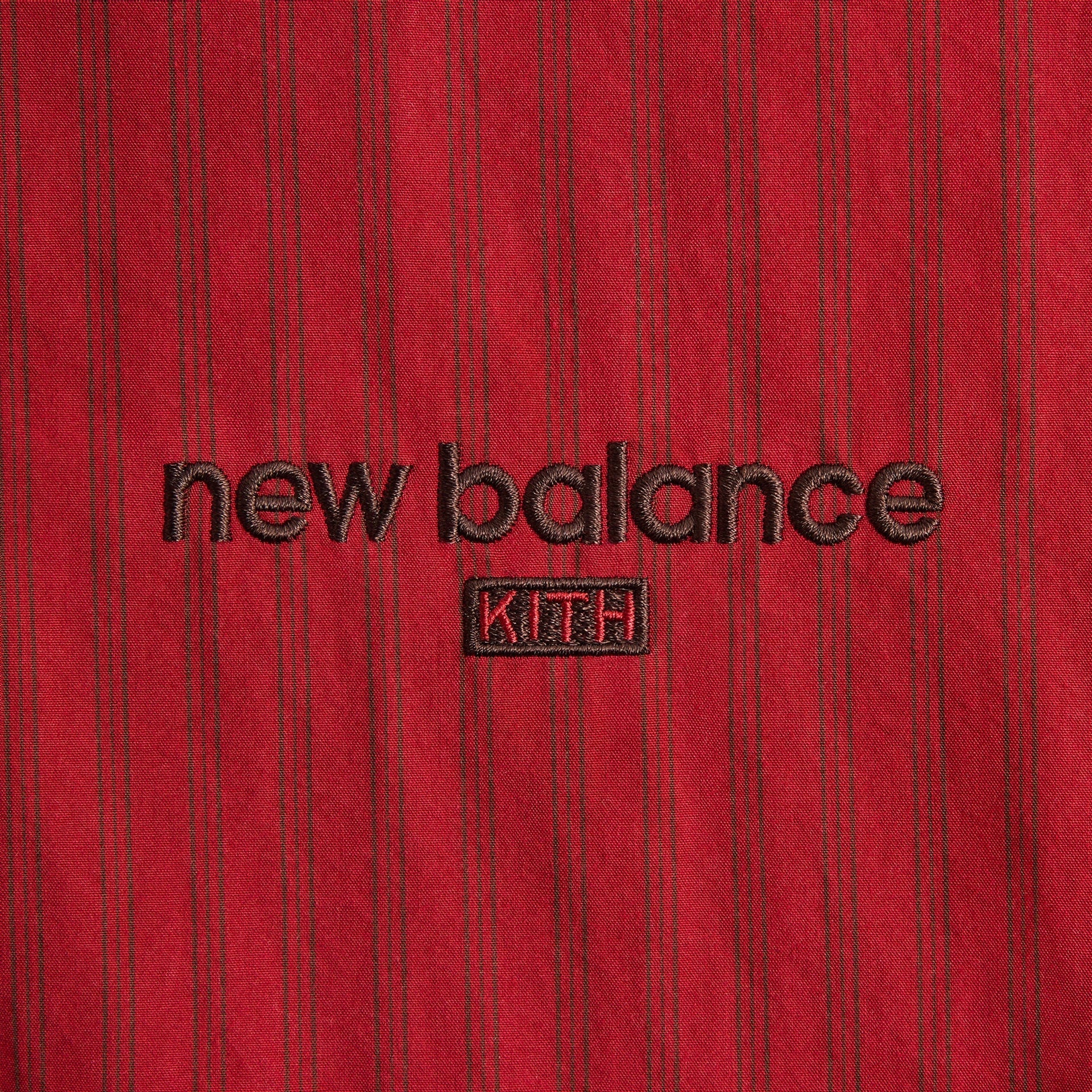 Kith & New Balance Poplin Mix Madison V Jacket - Biking Red - PH