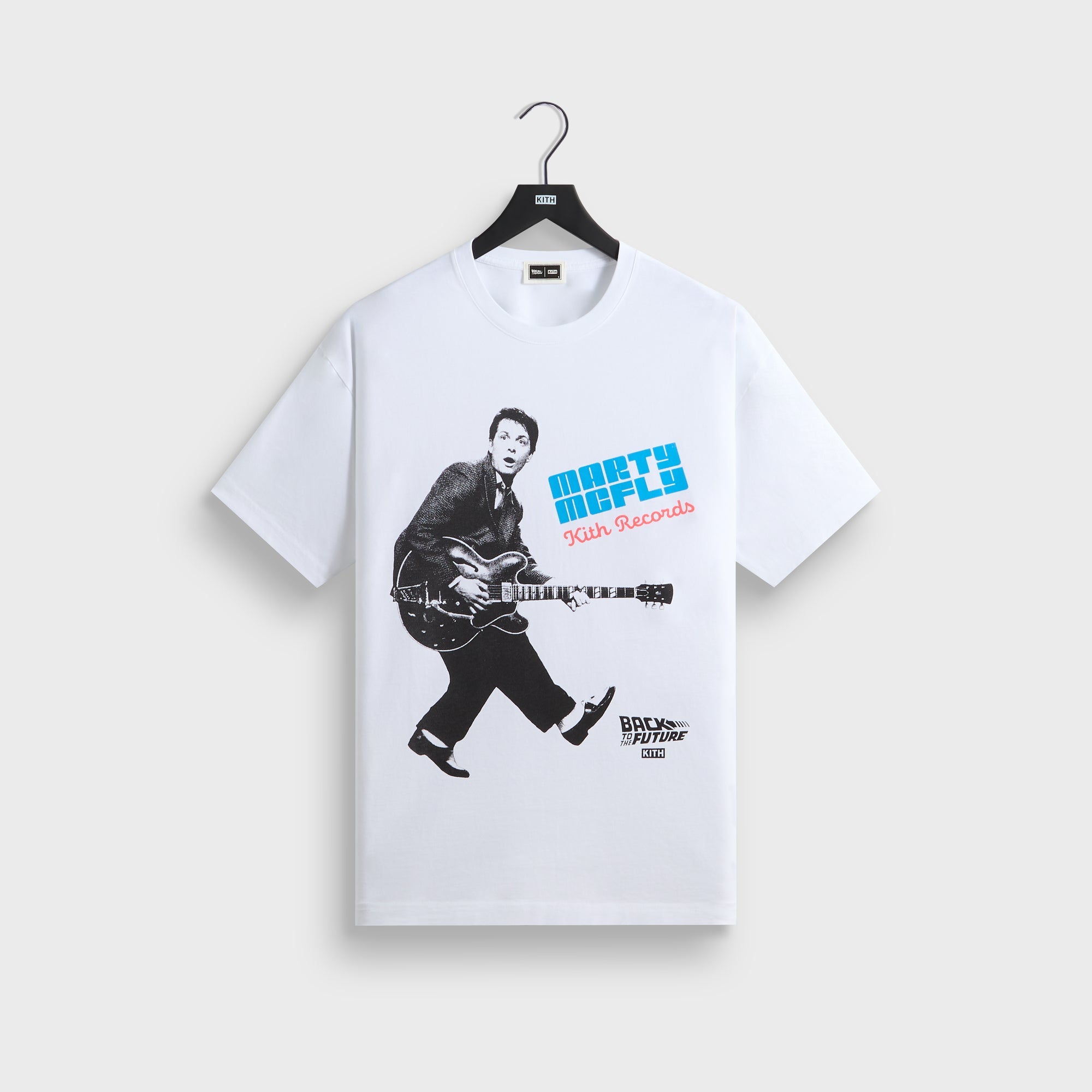 Kith for Back to the Future DeLorean Front Back Vintage Tee