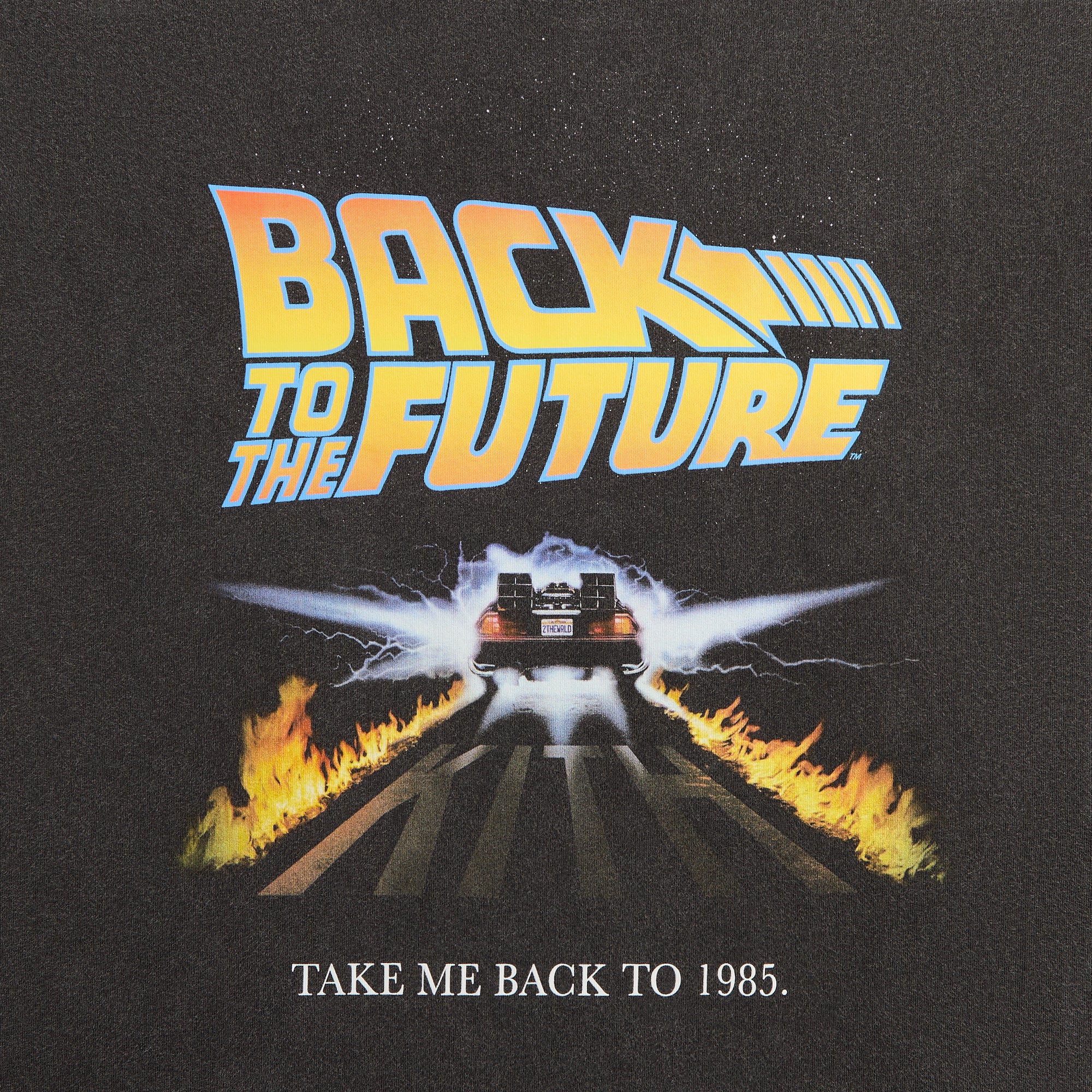 トップス Kith Back to the Future Back to 1985 Kith for Back to the Future Back to 1985 Vintage Tee - Black – Kith UK