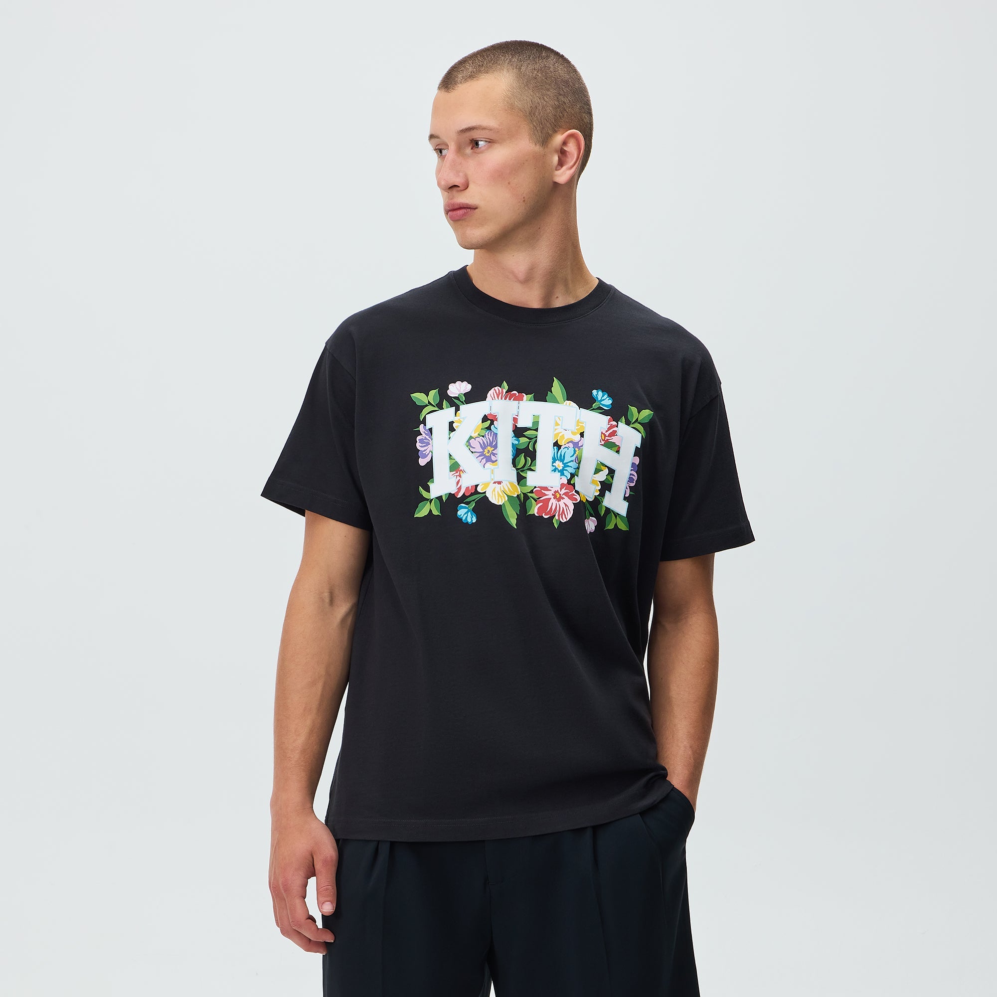 Kith Floral Arch Tee - Black – Kith UK