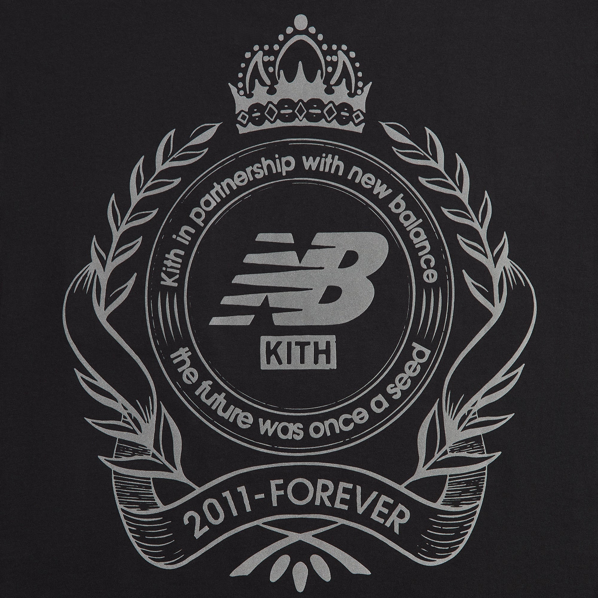 Kith & New Balance Crest Pocket Tee - Black – Kith UK