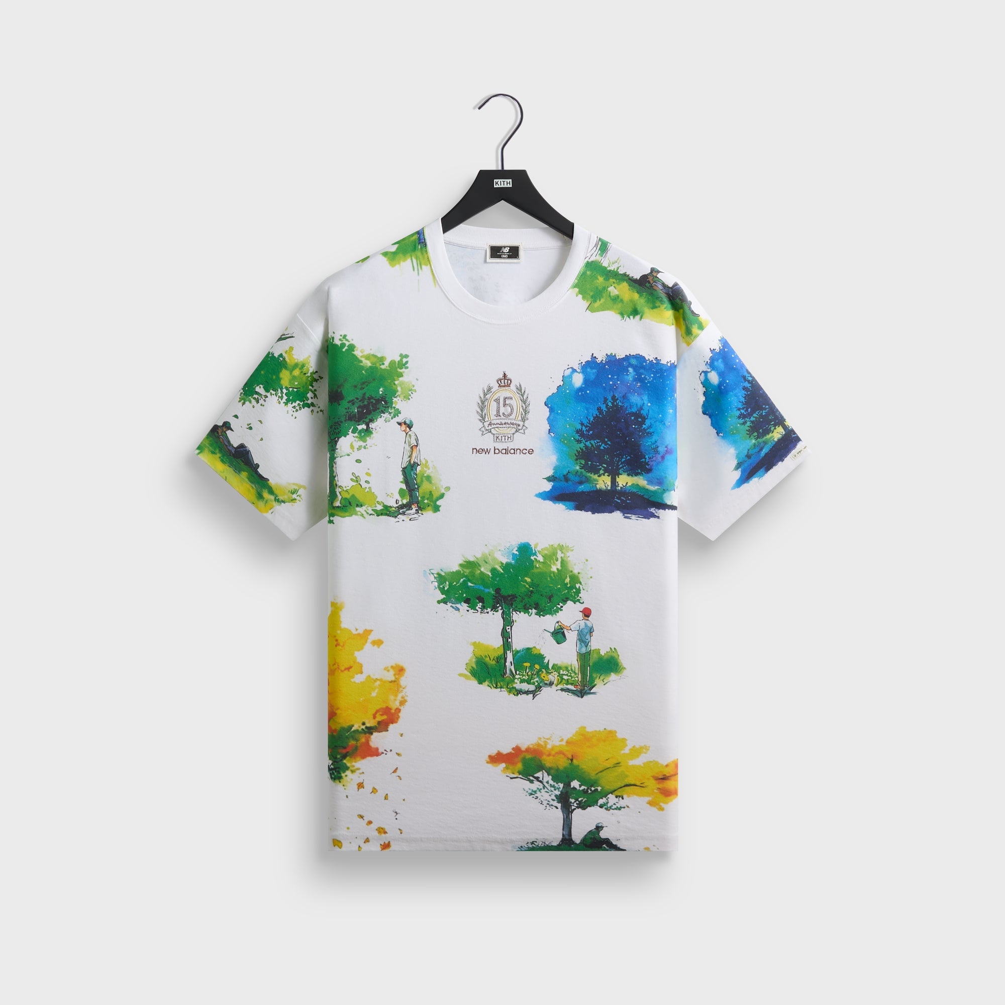 Kith & New Balance Watercolor Quinn Tee - White – Kith UK