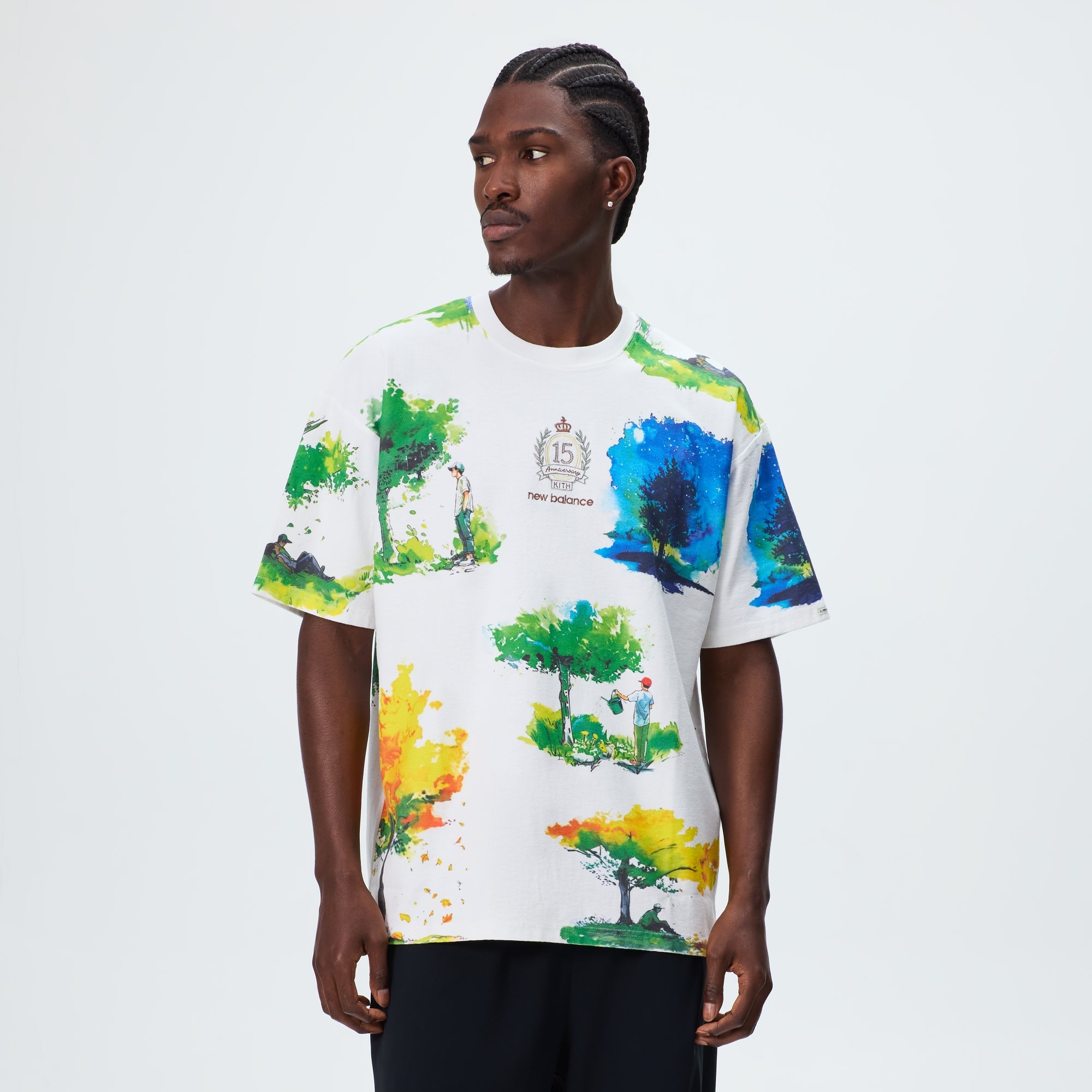 Kith & New Balance Watercolor Quinn Tee - White – Kith UK