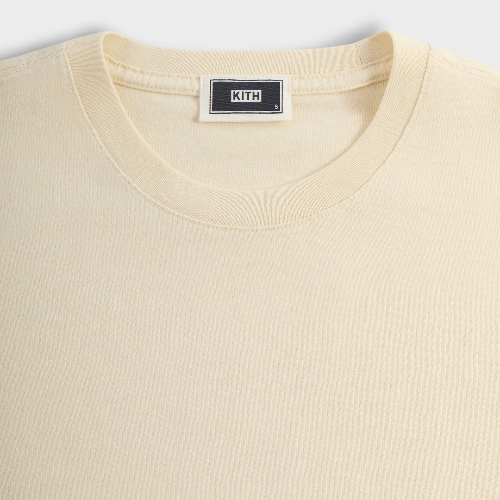 Kith Long Sleeve Vintage Wash Tee - Sandrift