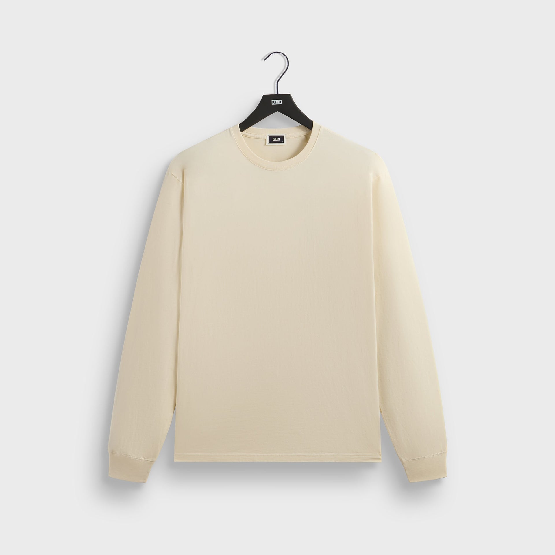 Kith Long Sleeve Vintage Wash Tee - Sandrift